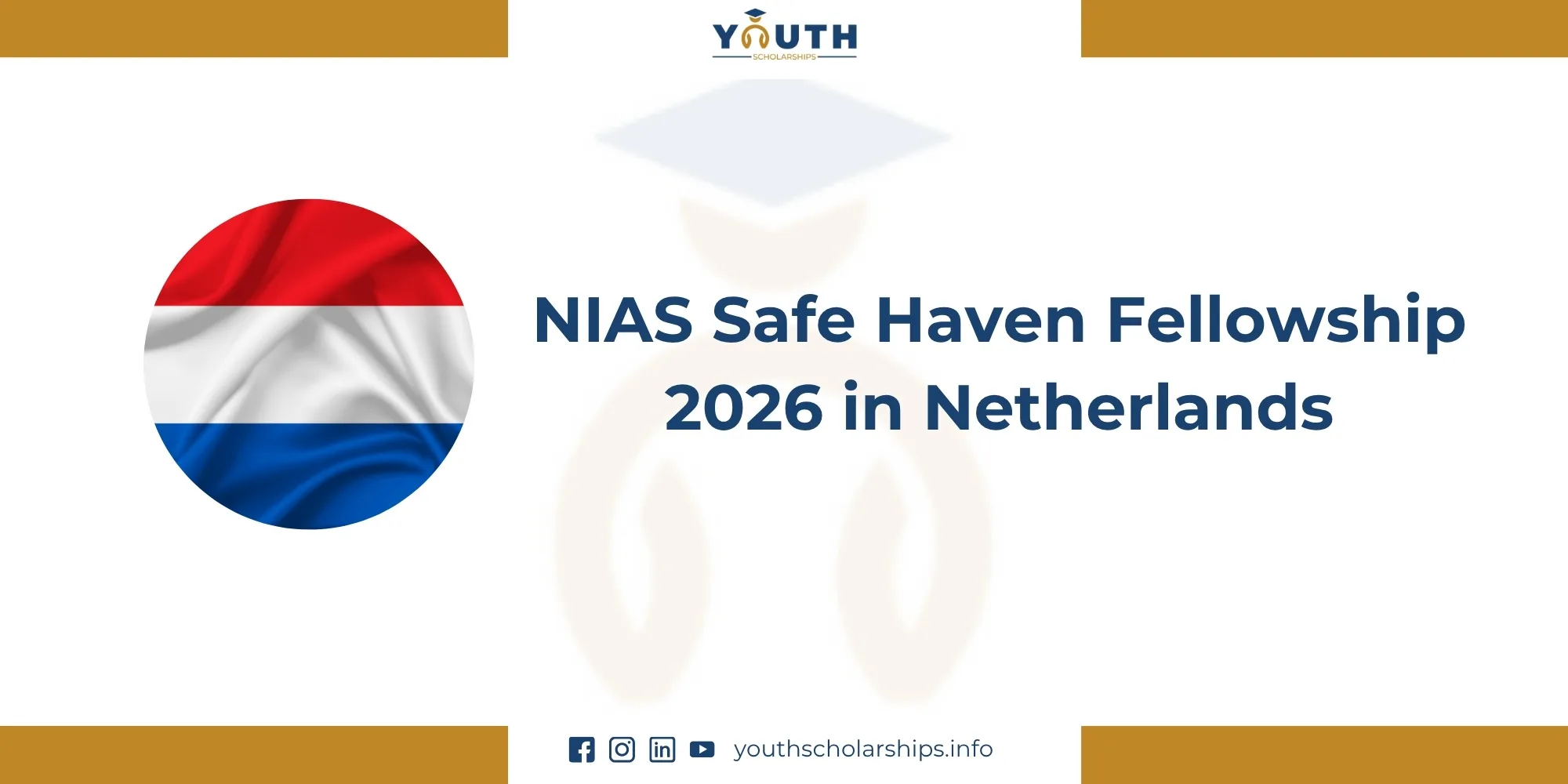 NIAS Safe Haven Fellowship 2026 in Netherlands