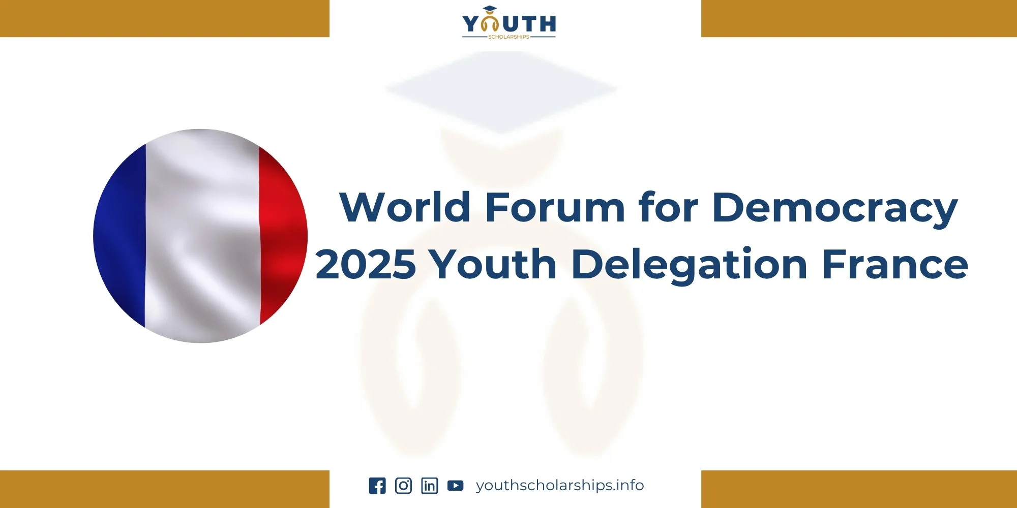 World Forum for Democracy 2025 Youth Delegation to France