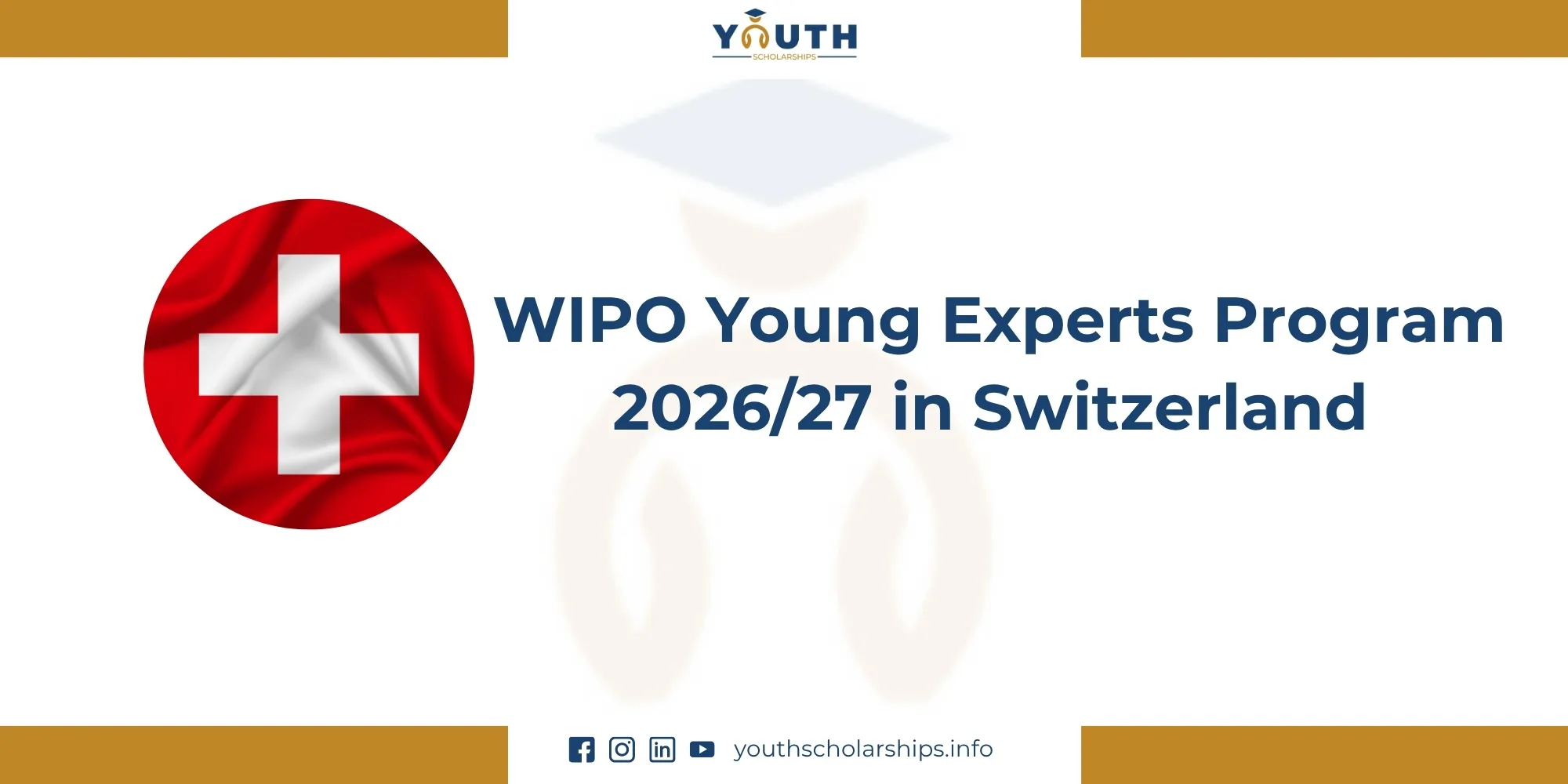 WIPO Young Experts Program 2026/27 in Switzerland