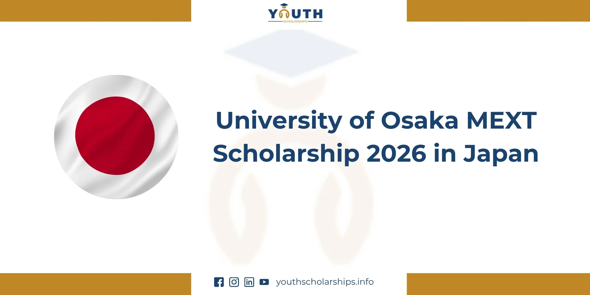 University of Osaka MEXT Scholarship 2026 in Japan