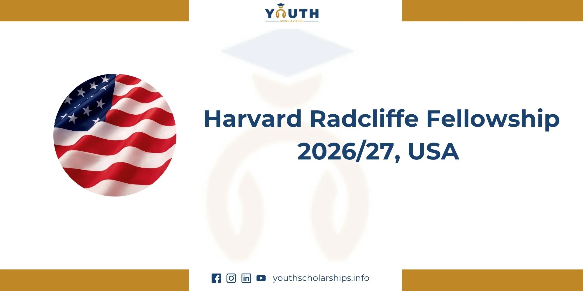 Harvard Radcliffe Fellowship 2026/27, USA
