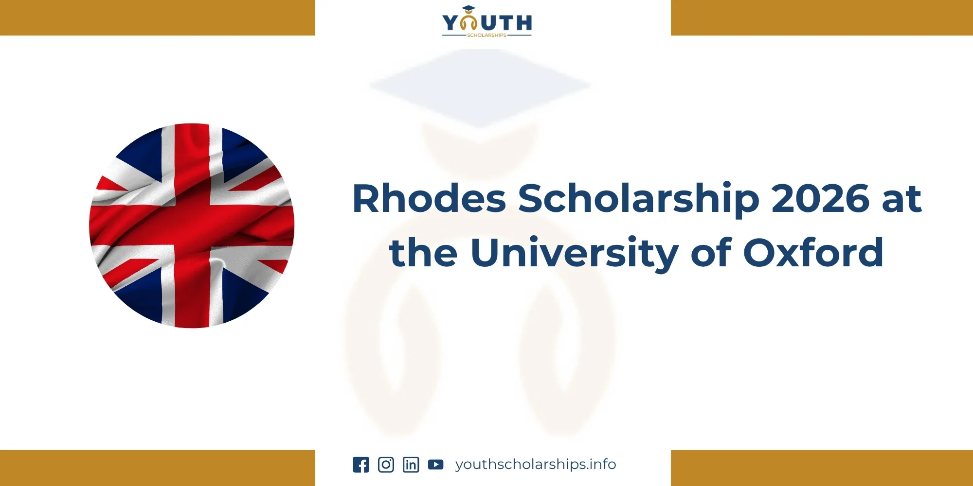 Rhodes Scholarship 2026 at the University of Oxford