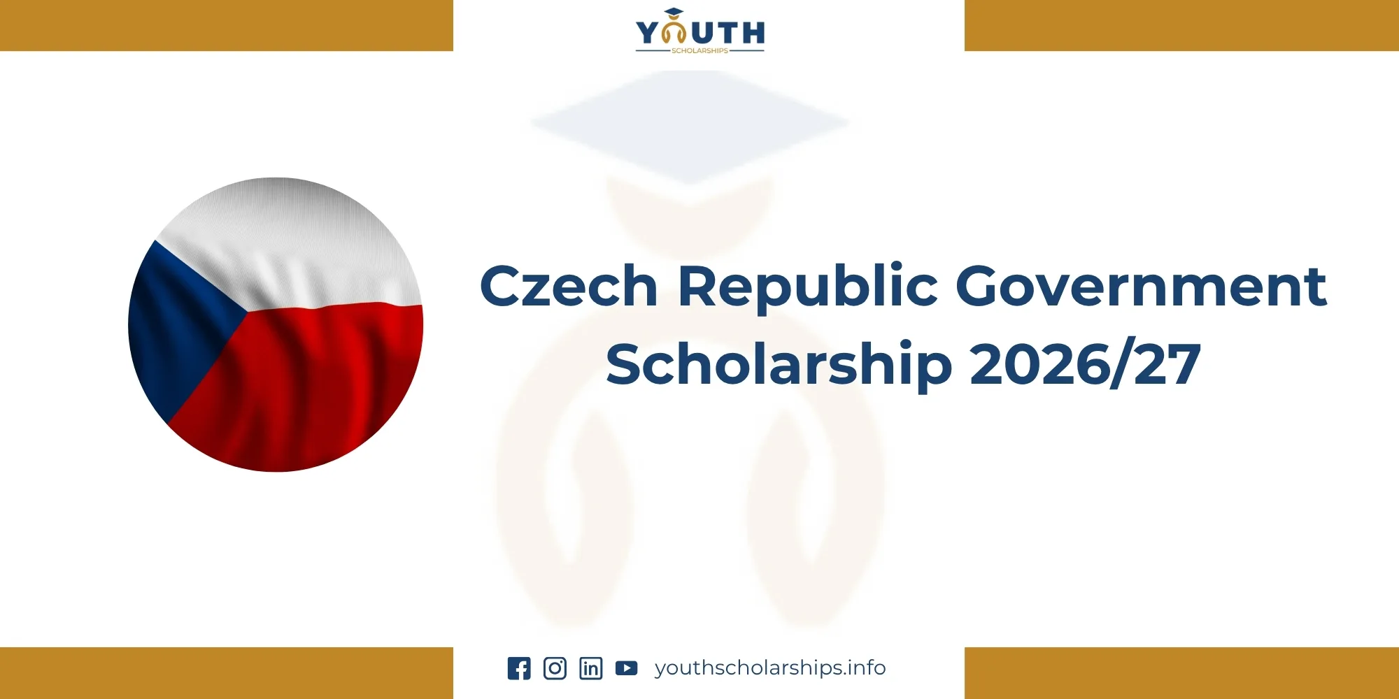 Czech Republic Government Scholarship 2026/27