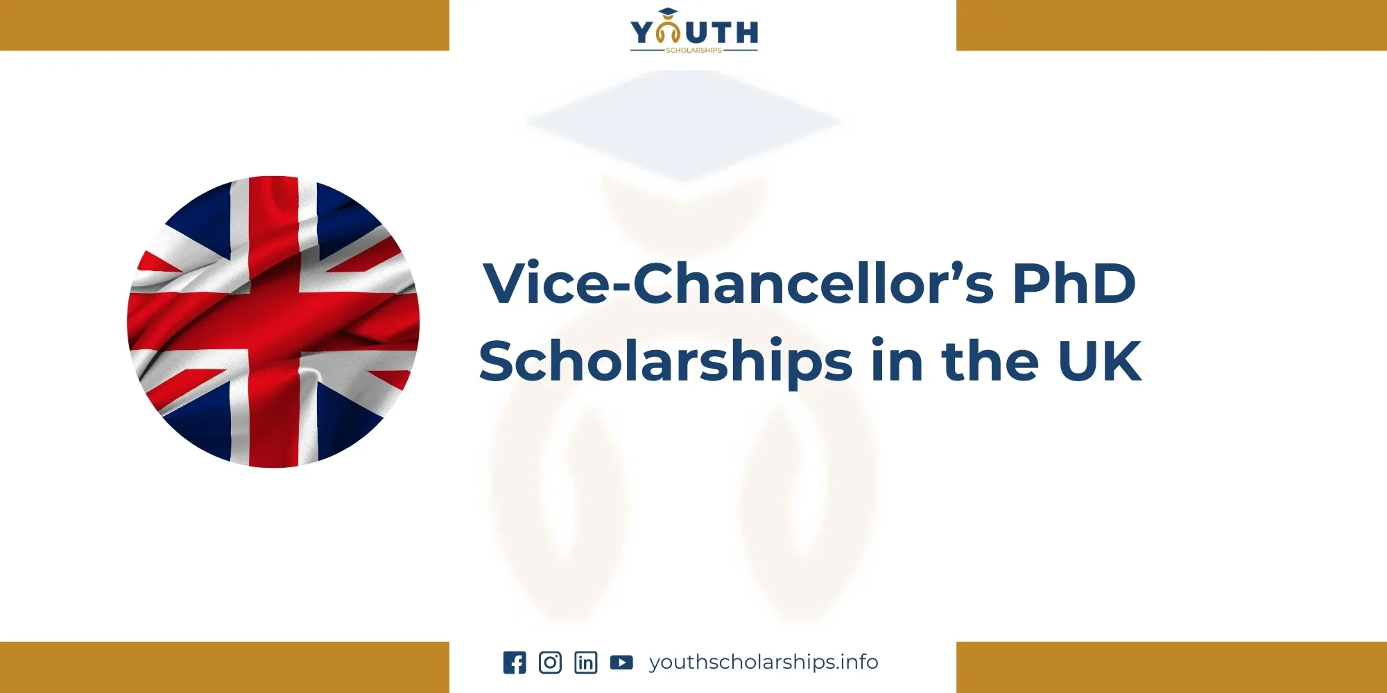 Vice-Chancellor’s PhD Scholarships in the UK