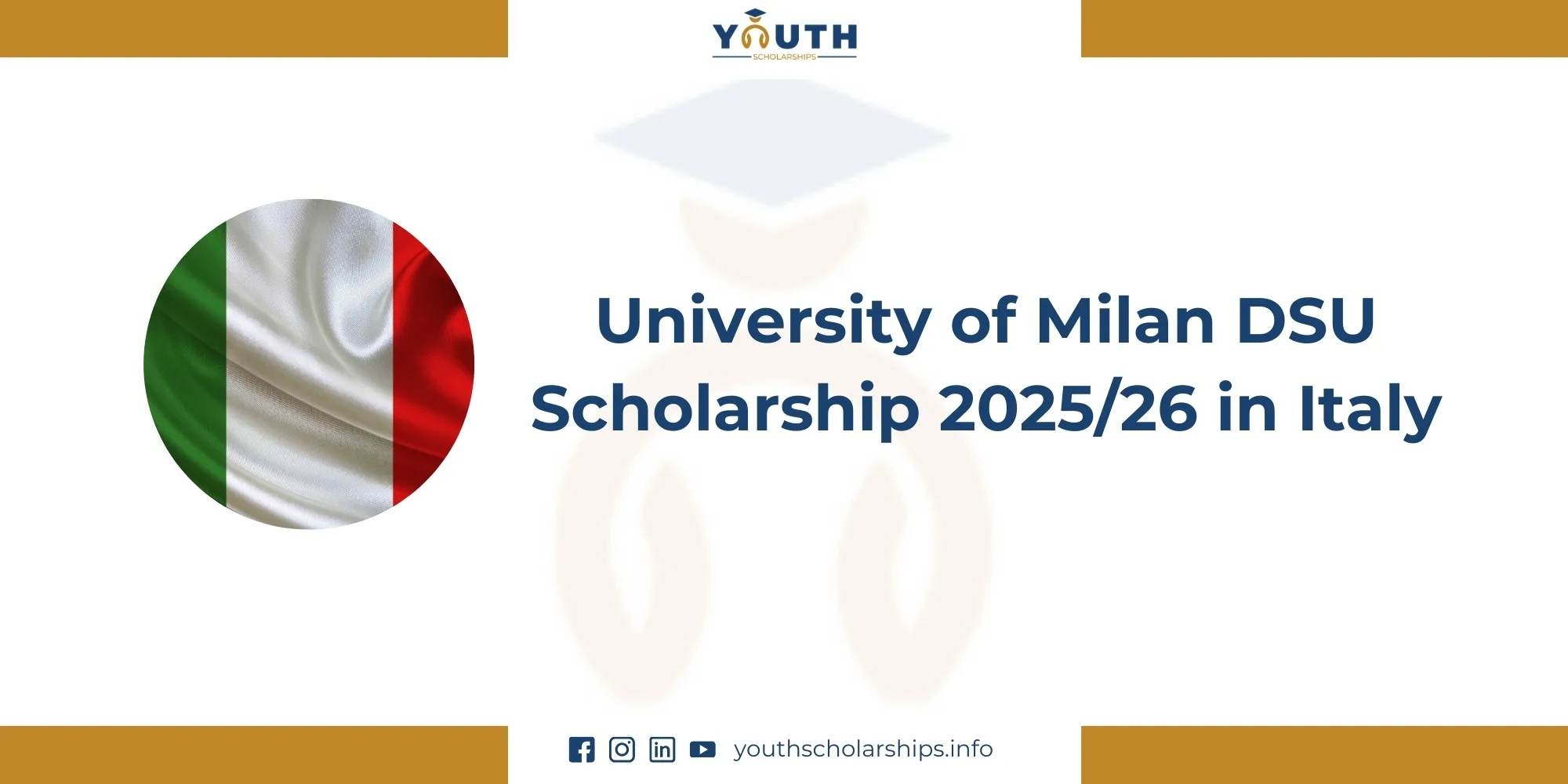 University of Milan DSU Scholarship 2025/26  Italy | Fully Funded