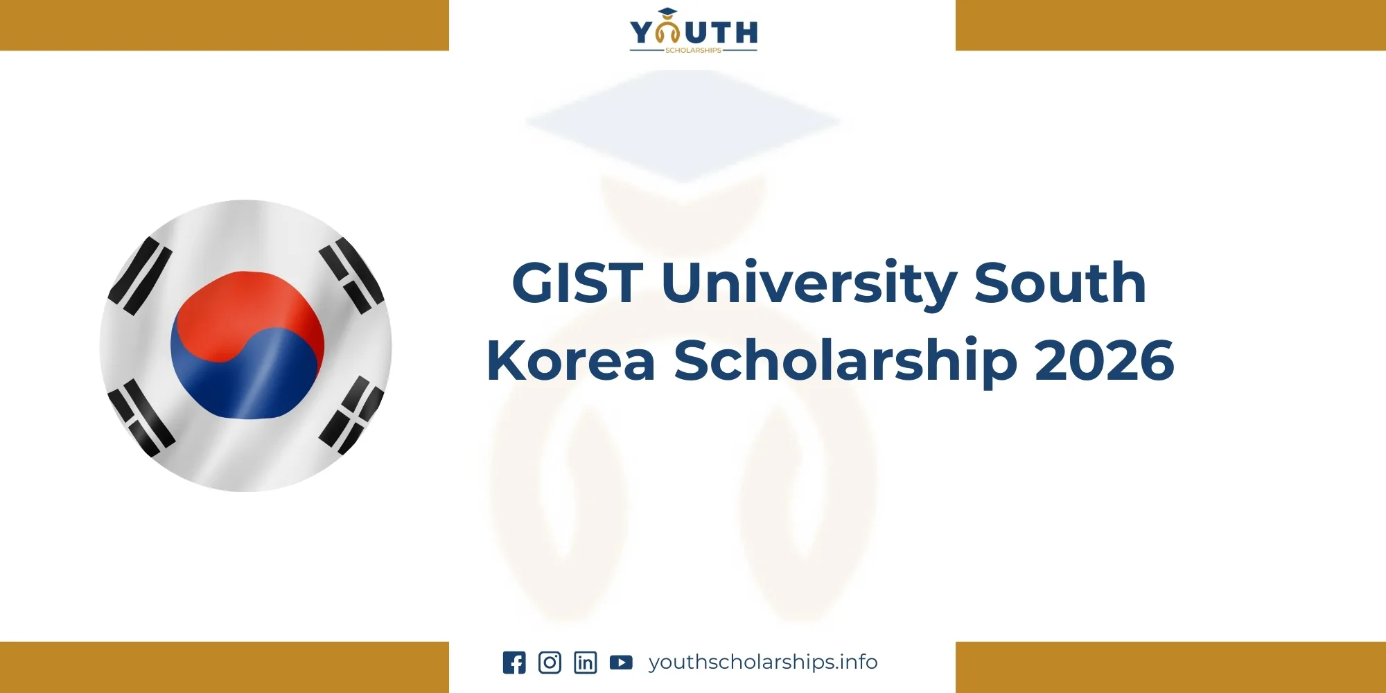 GIST University South Korea Scholarship 2026