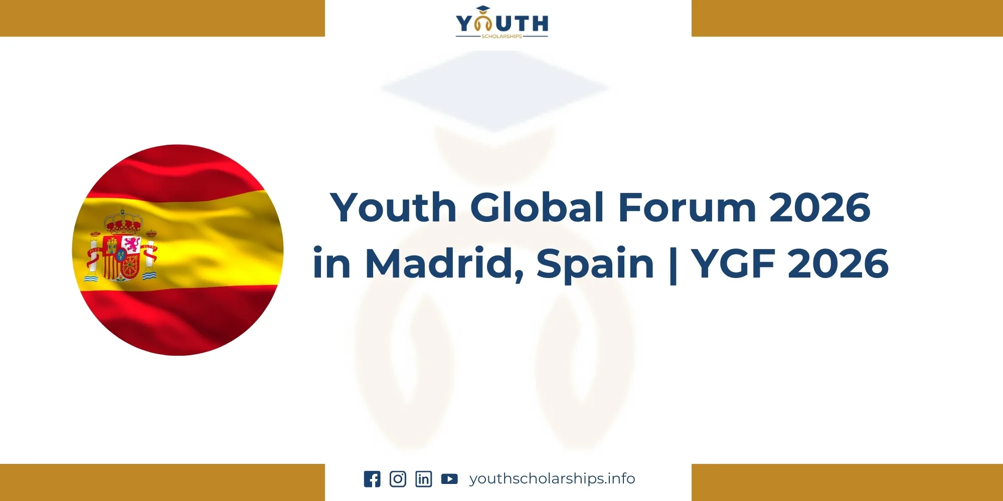 Youth Global Forum 2026 in Madrid, Spain | YGF 2026