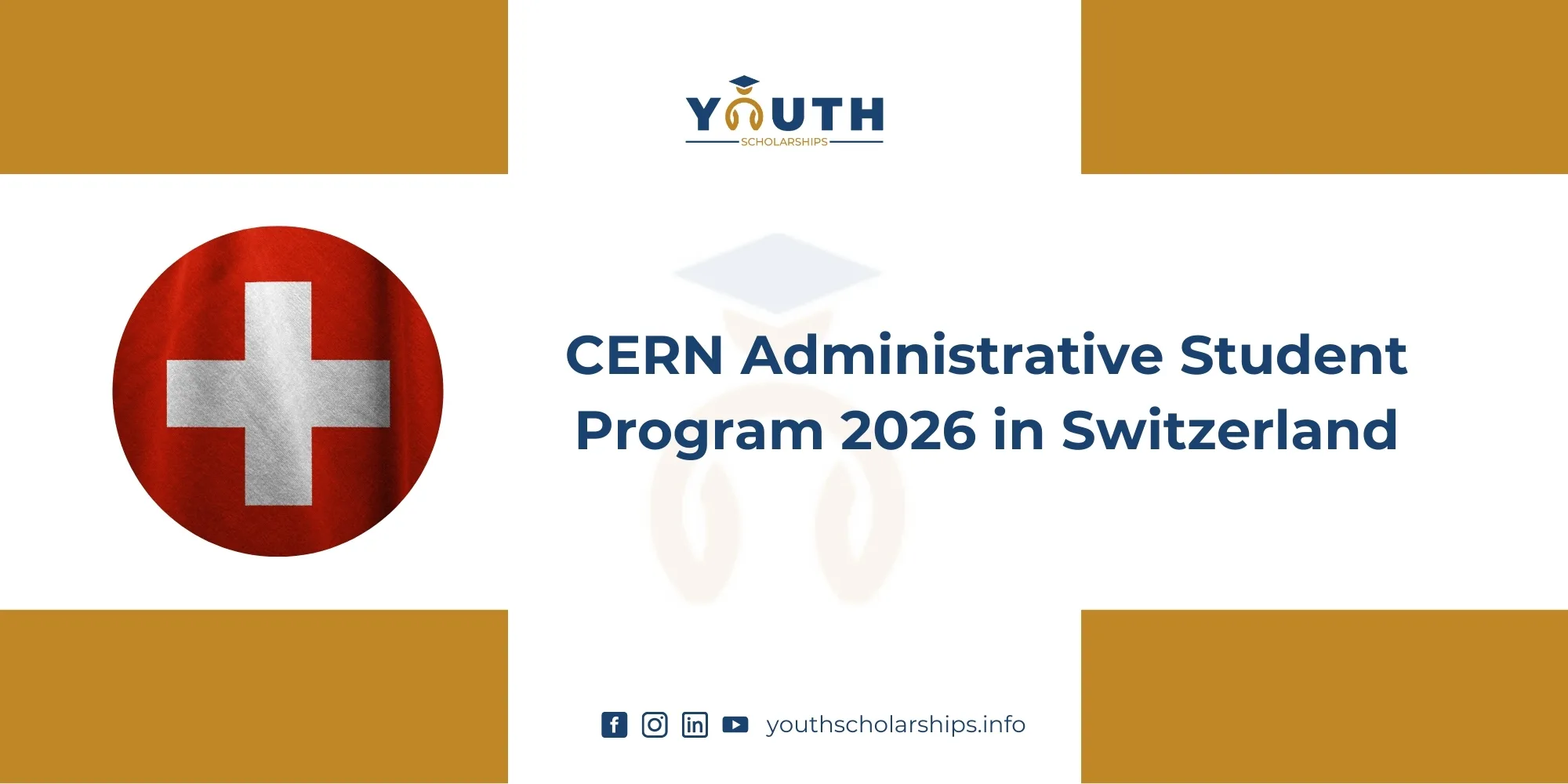 CERN Administrative Student Program 2026 in Switzerland