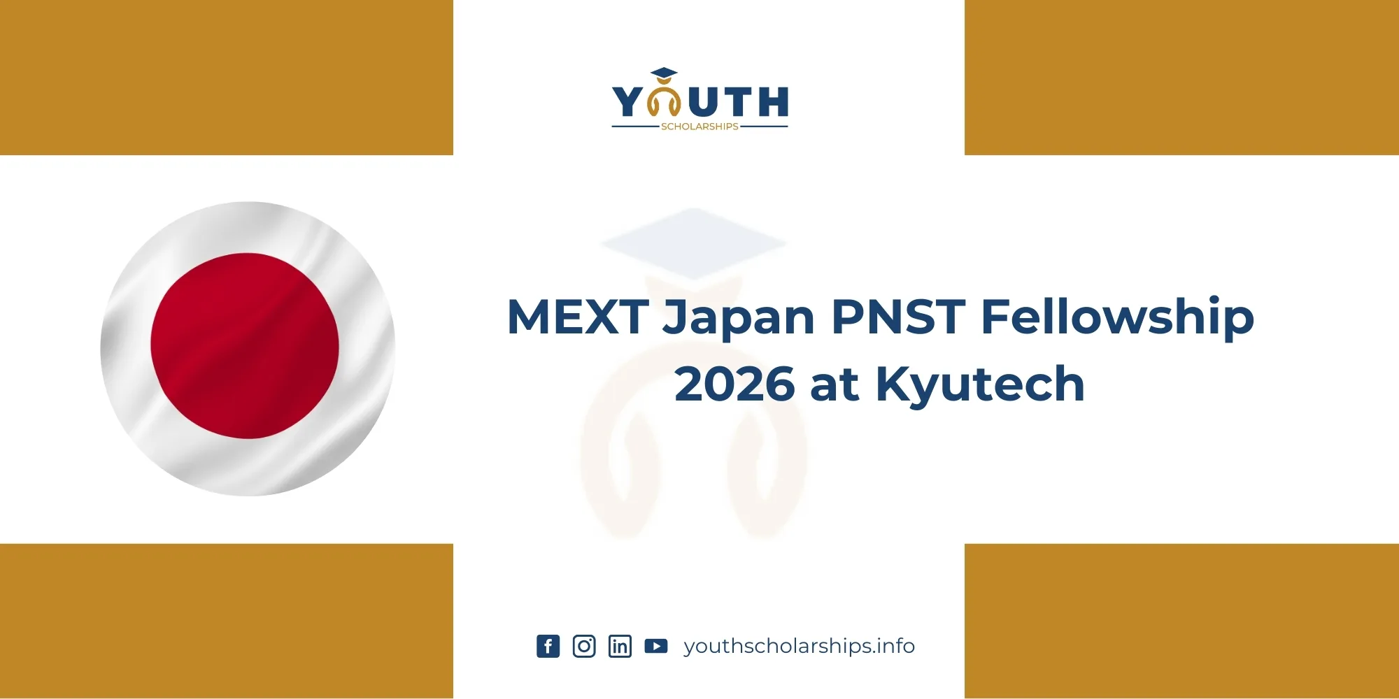 MEXT Japan PNST Fellowship 2026 at Kyutech