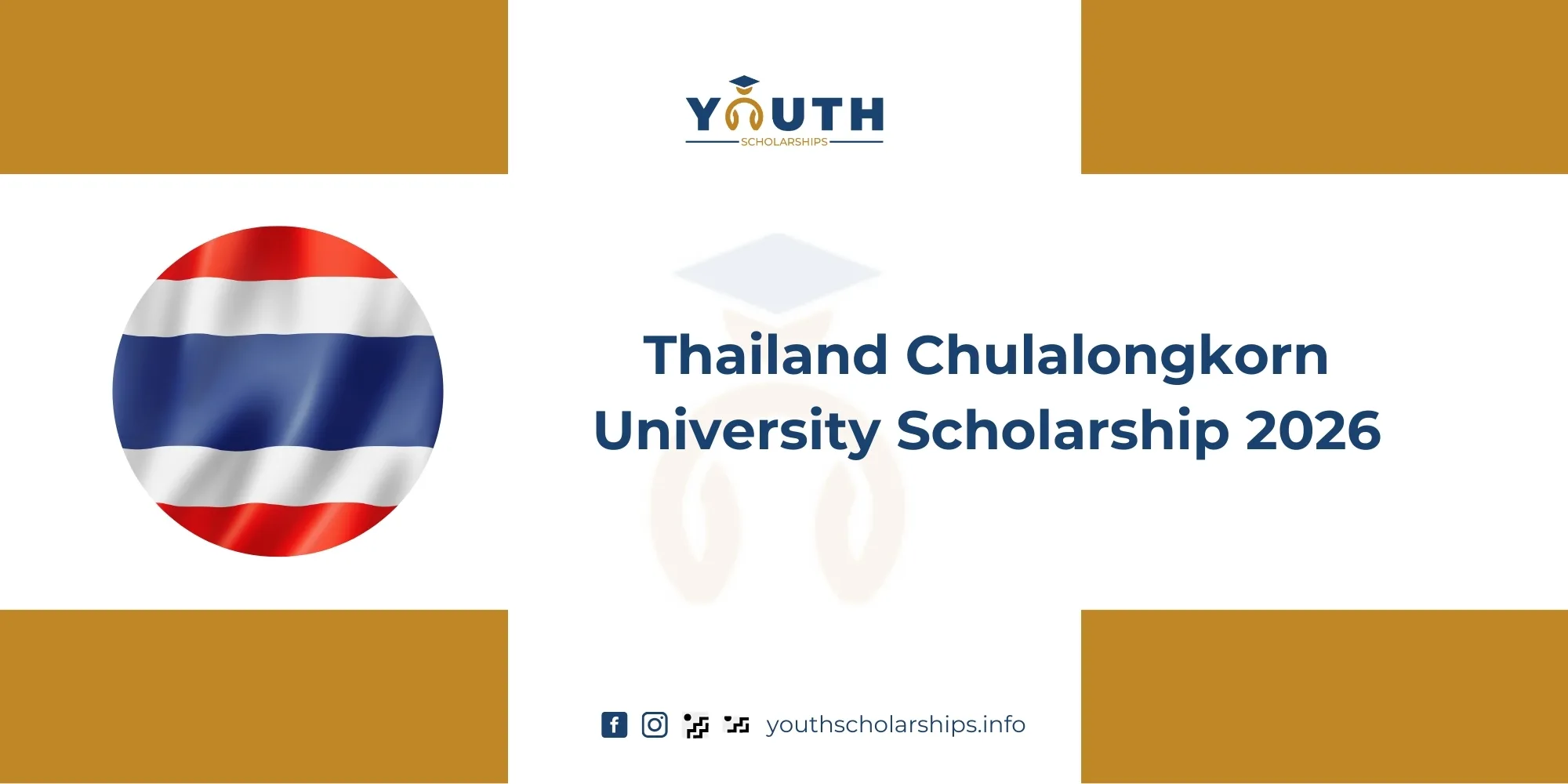 Thailand Chulalongkorn University Scholarship 2026