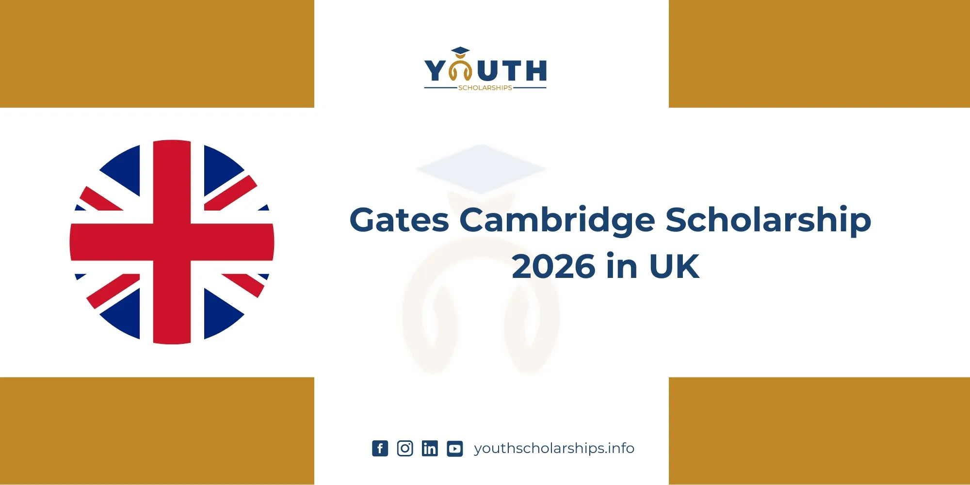 Gates Cambridge Scholarship 2026 in UK