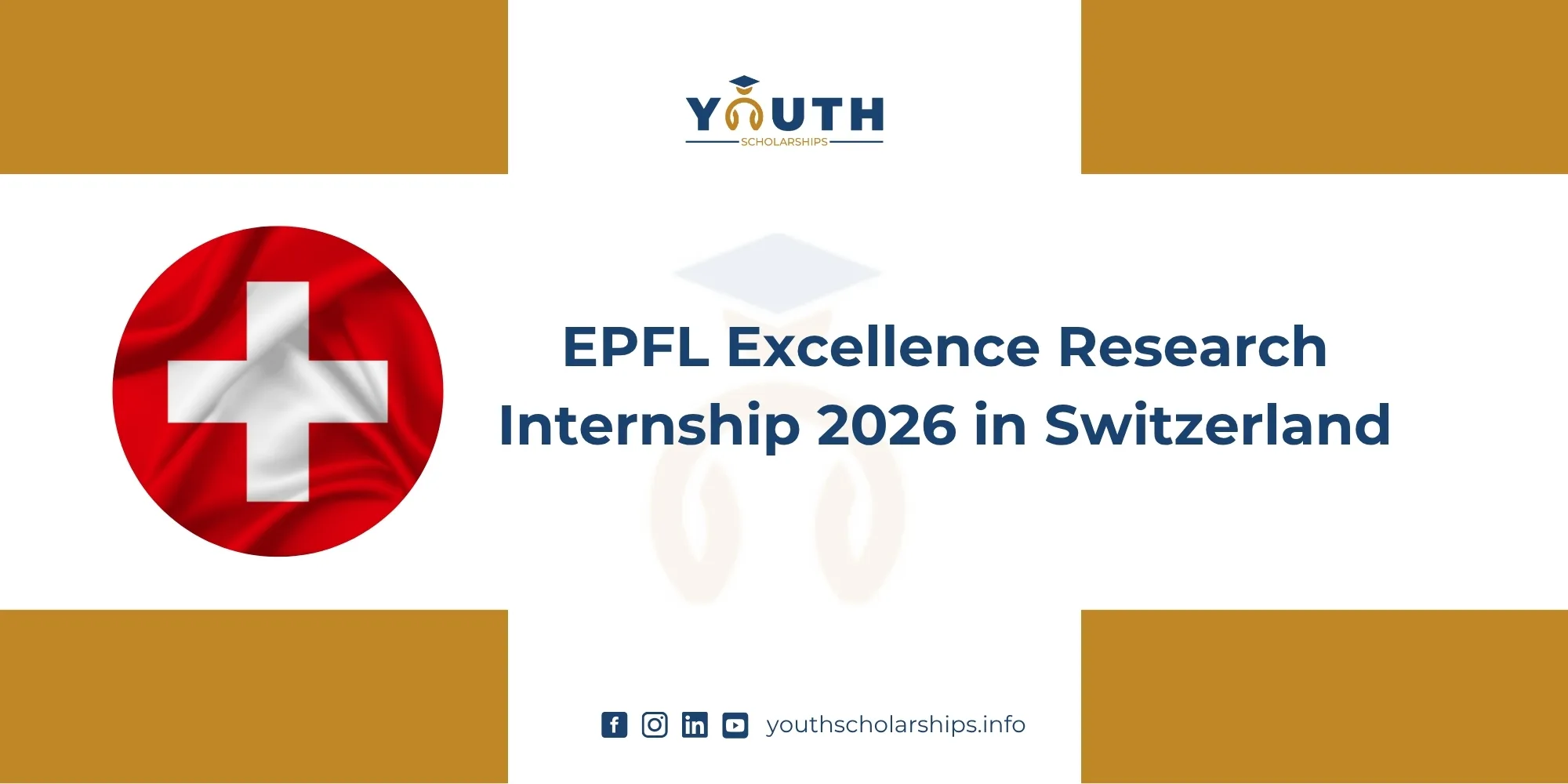 EPFL Excellence Research Internship 2026 in Switzerland 