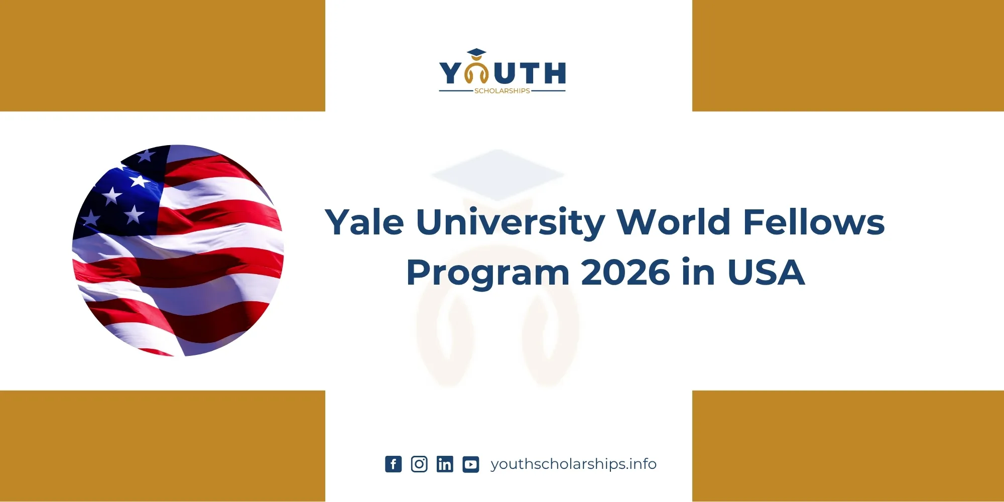 Yale University World Fellows Program 2026 in USA