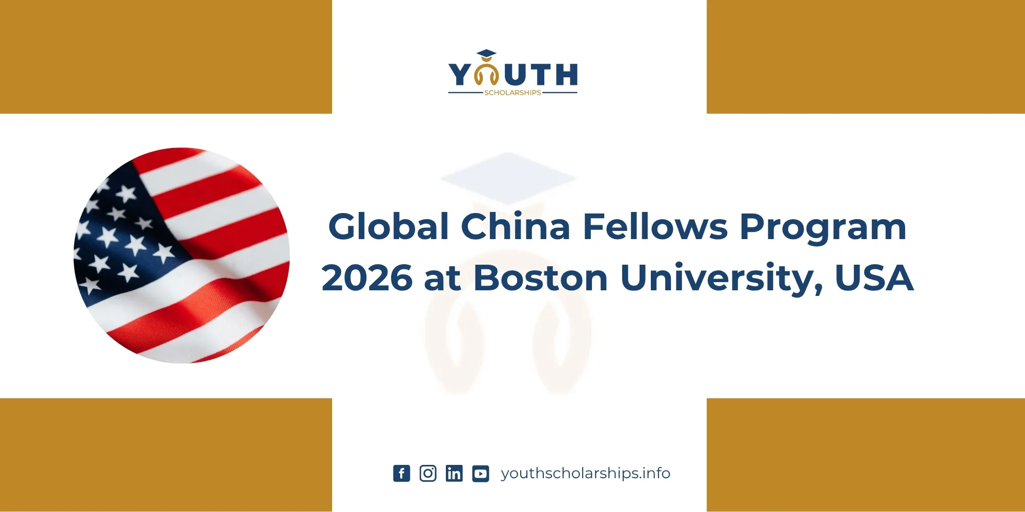 Global China Fellows Program 2026 at Boston University, USA