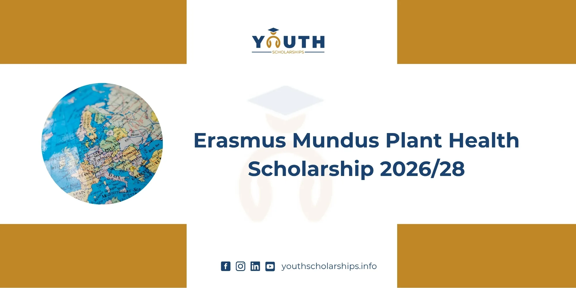 Erasmus Mundus Plant Health Scholarship 2026/28