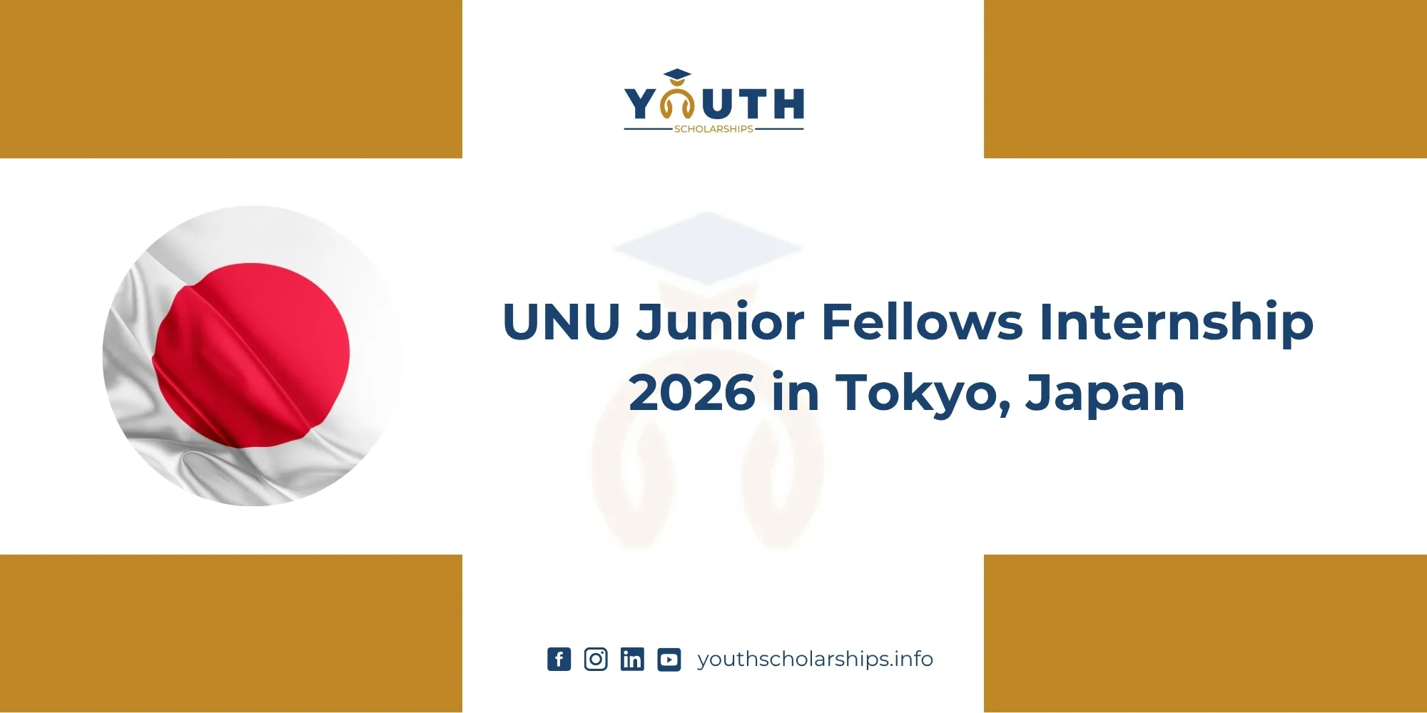 UNU Junior Fellows Internship 2026 in Tokyo, Japan