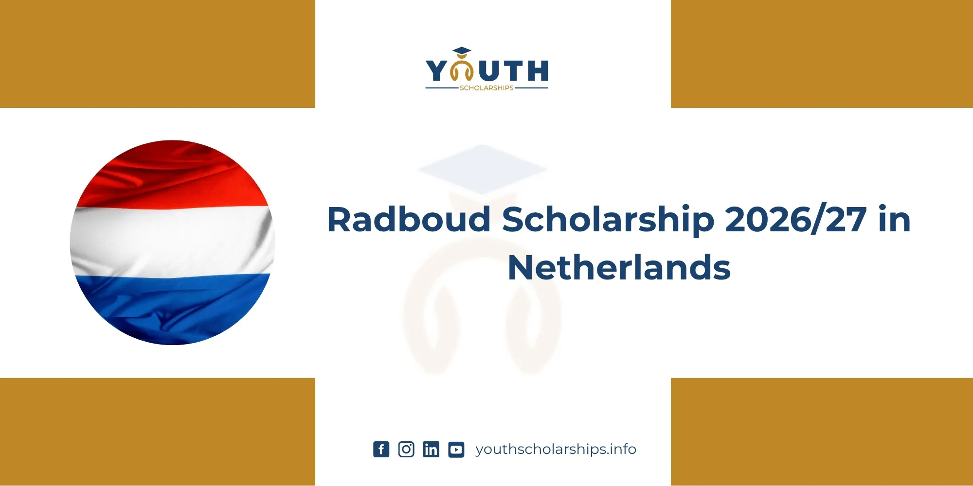 Radboud Scholarship 2026/27 in Netherlands