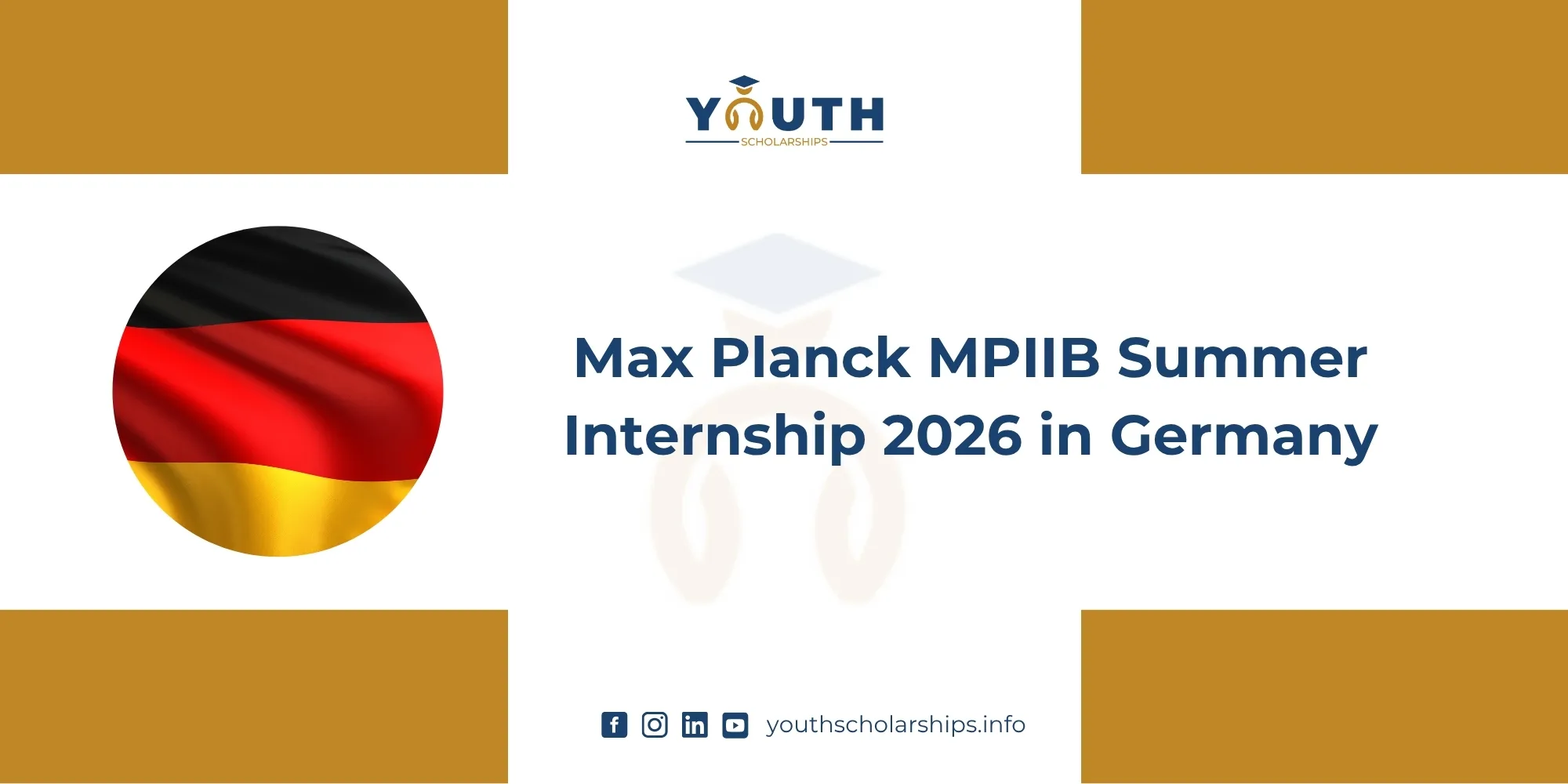 Max Planck MPIIB Summer Internship 2026 in Germany