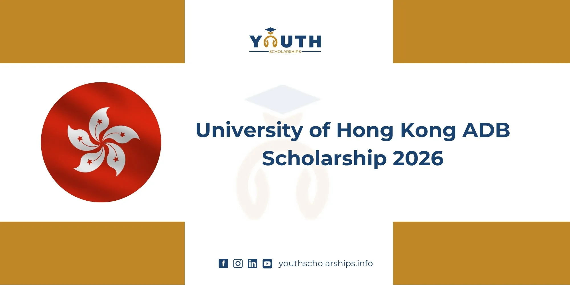 University of Hong Kong ADB Scholarship 2026