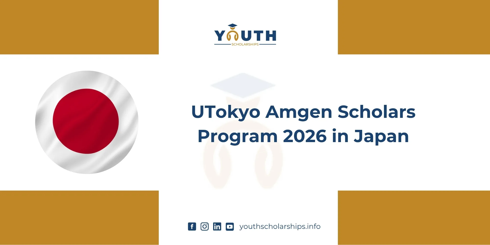 UTokyo Amgen Scholars Program 2026 in Japan