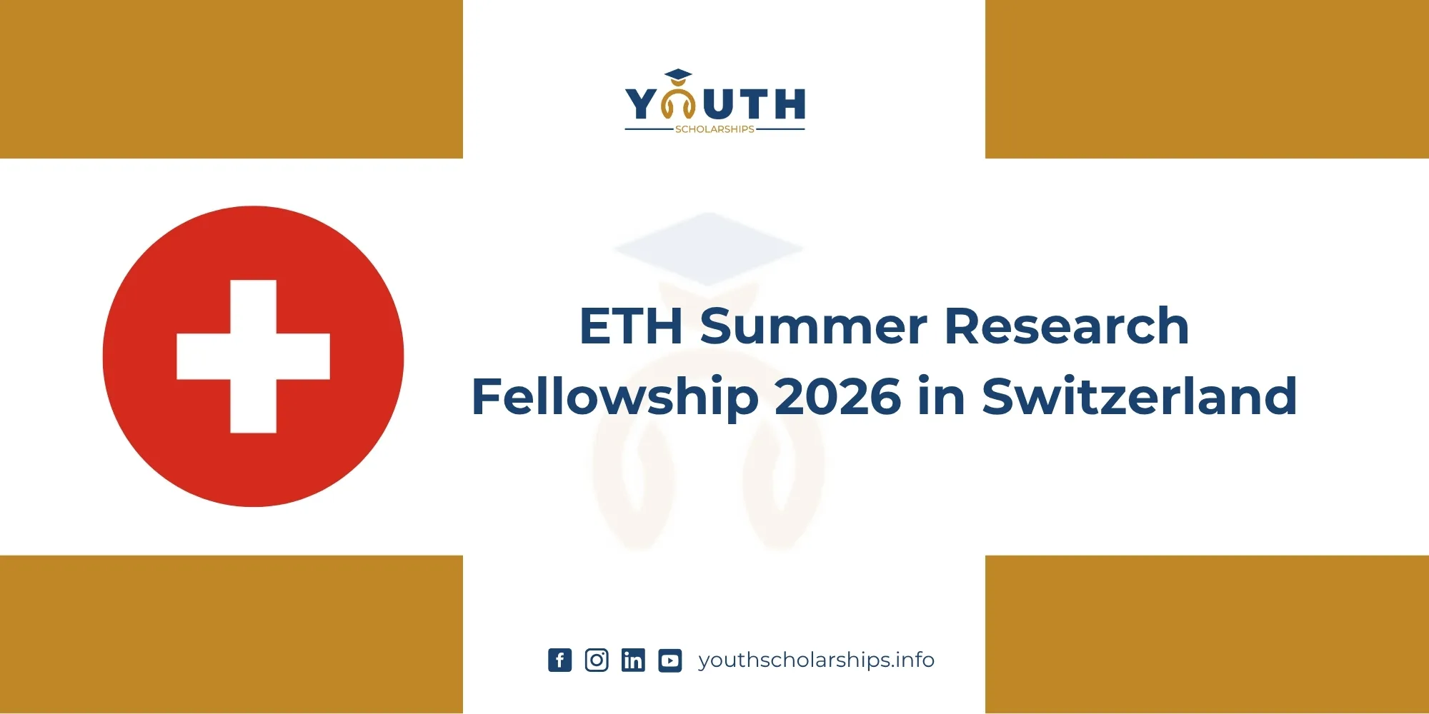 ETH Summer Research Fellowship 2026 in Switzerland 