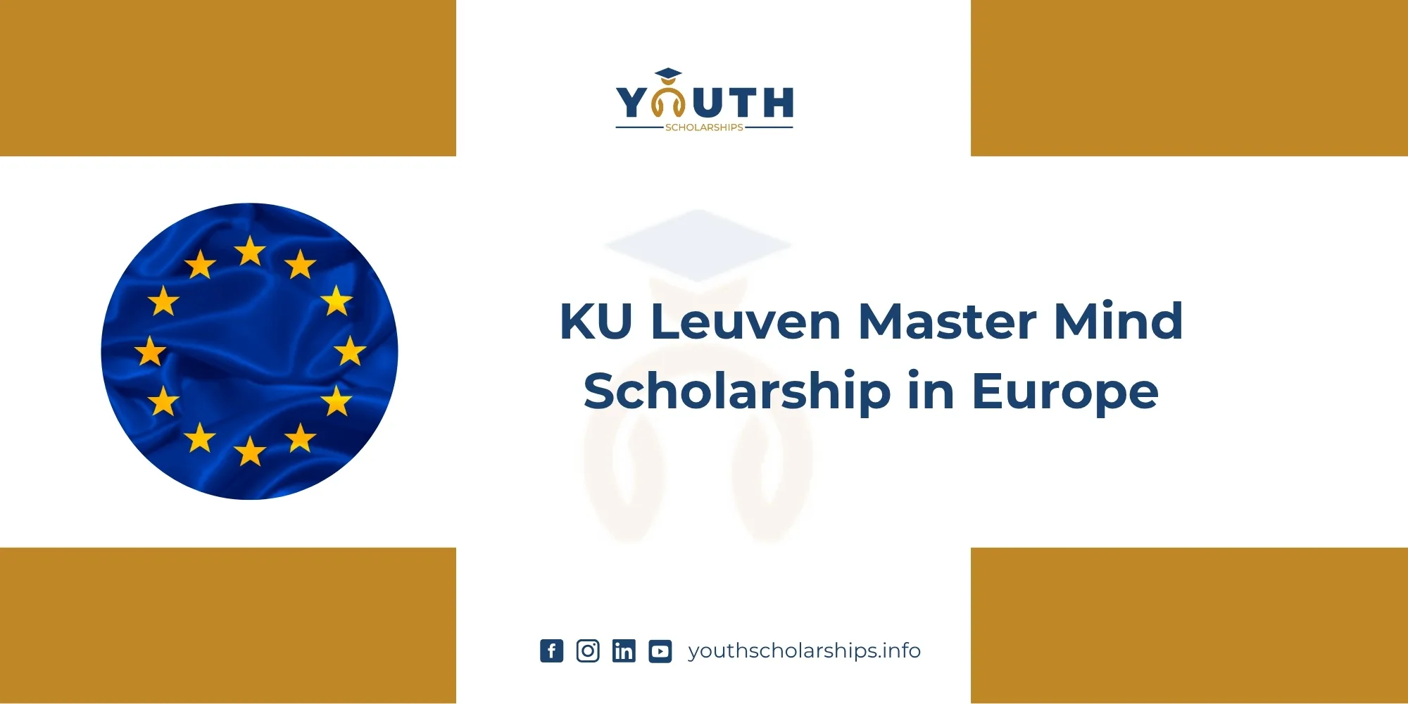 KU Leuven Master Mind Scholarship in Europe 2026-2027 – Funded