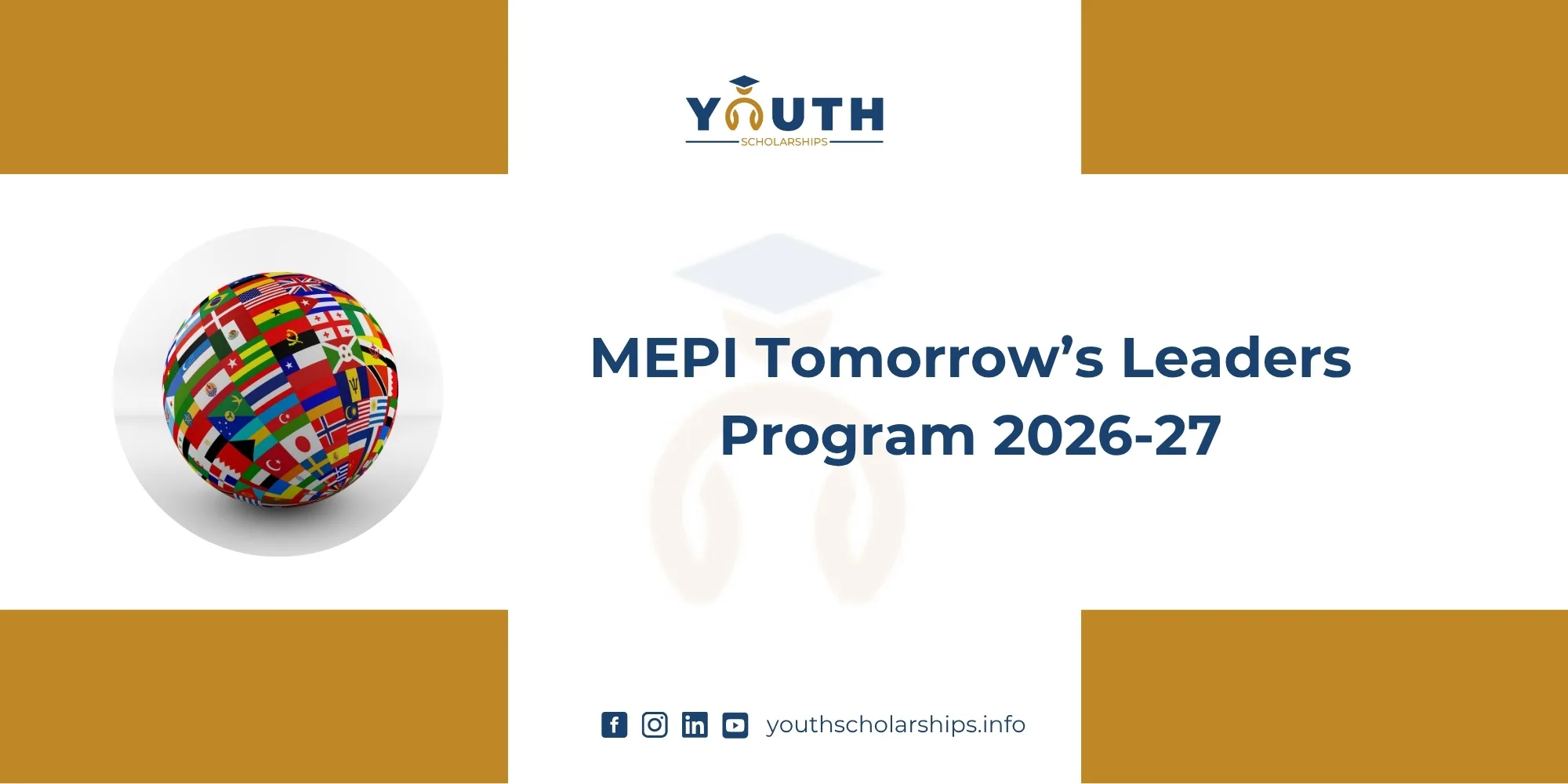 MEPI Tomorrow’s Leaders Program 2026-27 | Fully Funded