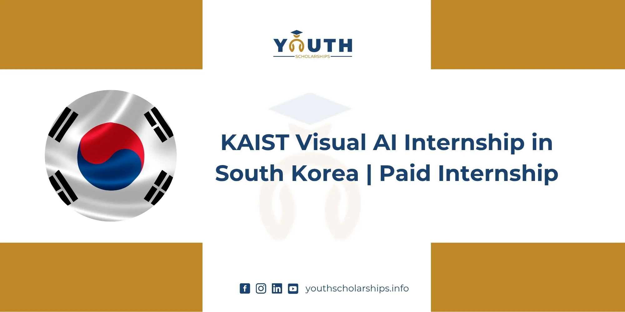KAIST Visual AI Internship in South Korea | Paid Internship