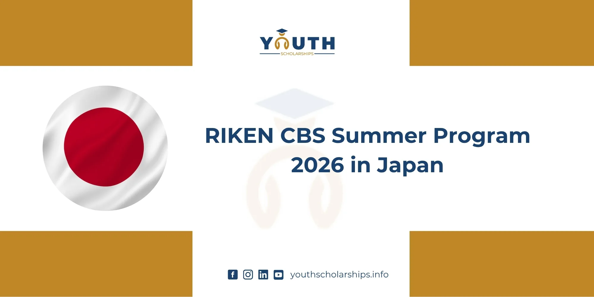 RIKEN CBS Summer Program 2026 in Japan