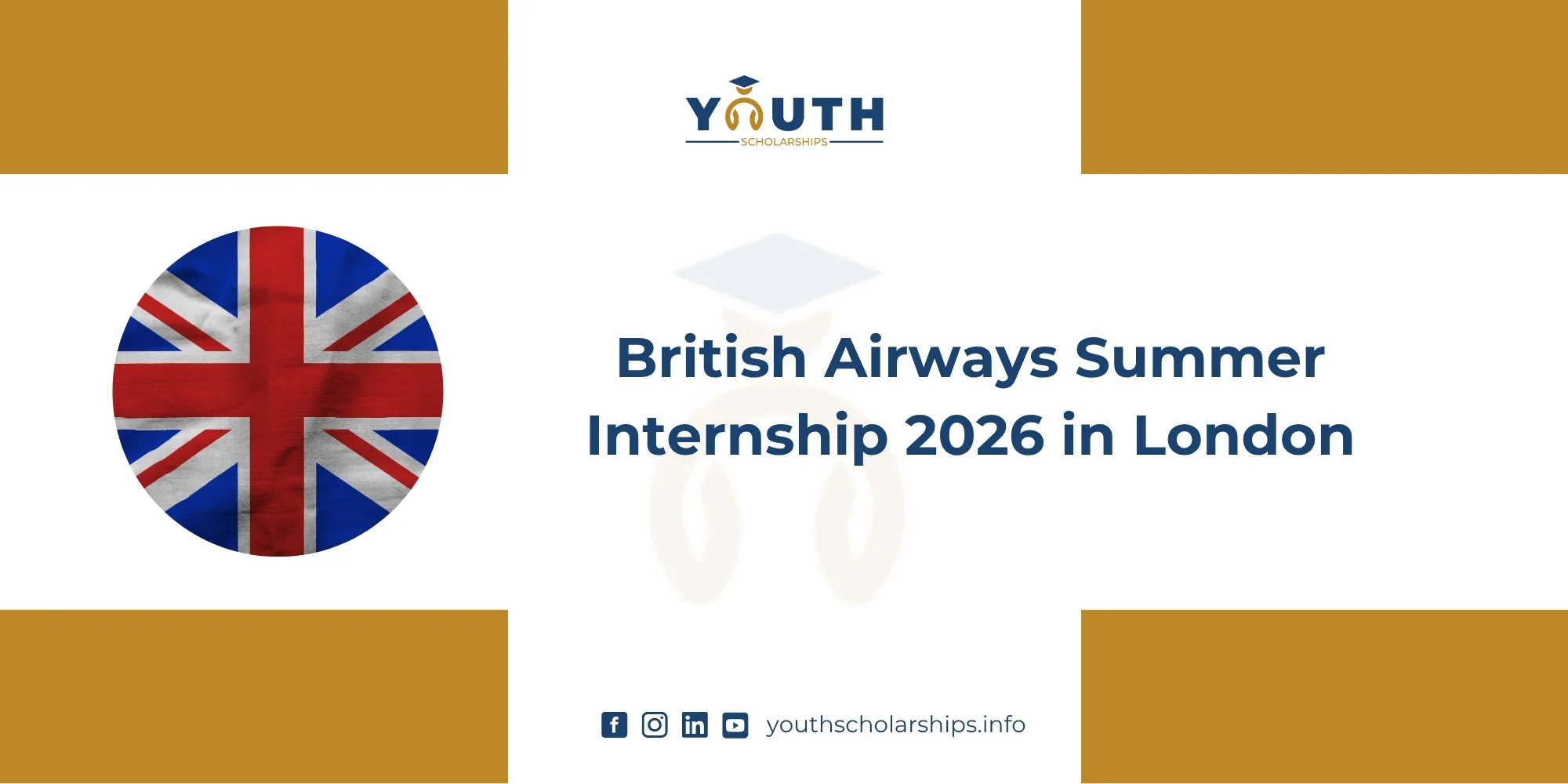 British Airways Summer Internship 2026 in London