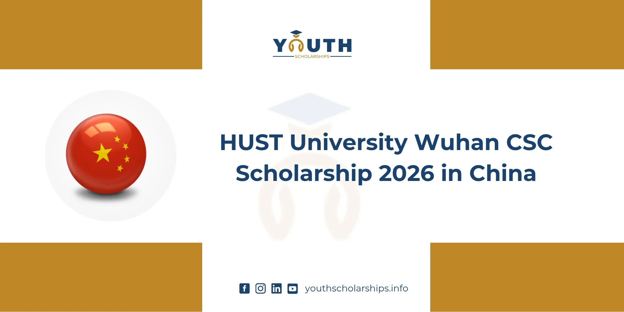 HUST University Wuhan CSC Scholarship 2026 in China