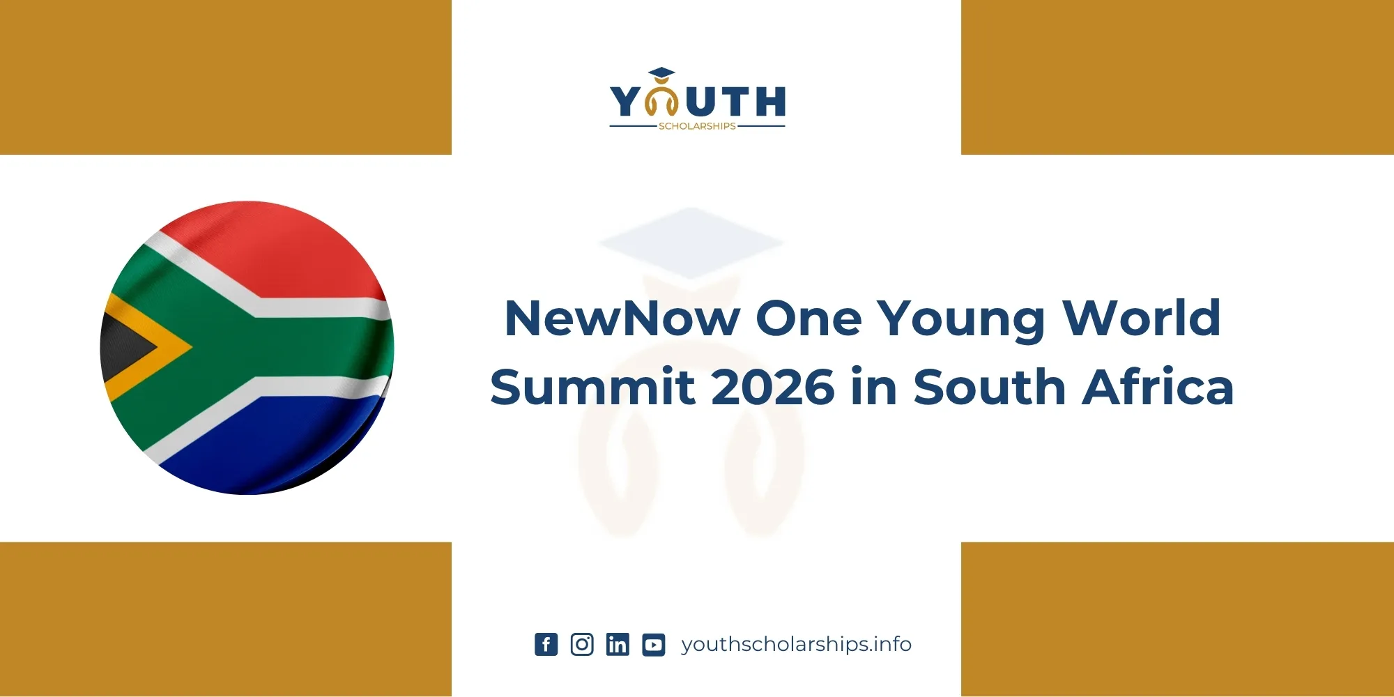 NewNow One Young World Summit 2026 in South Africa