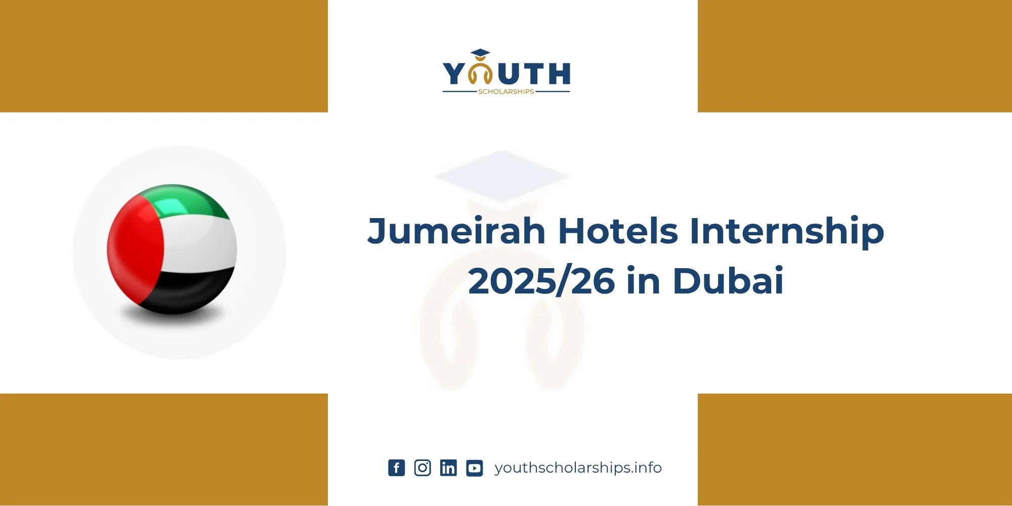 Jumeirah Hotels Internship 2025/26 in Dubai