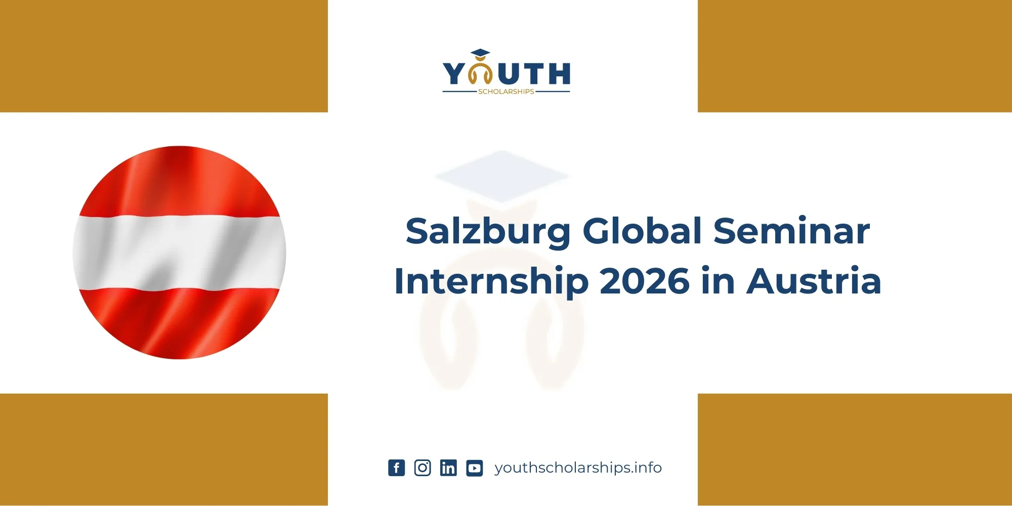 Salzburg Global Seminar Internship 2026 in Austria