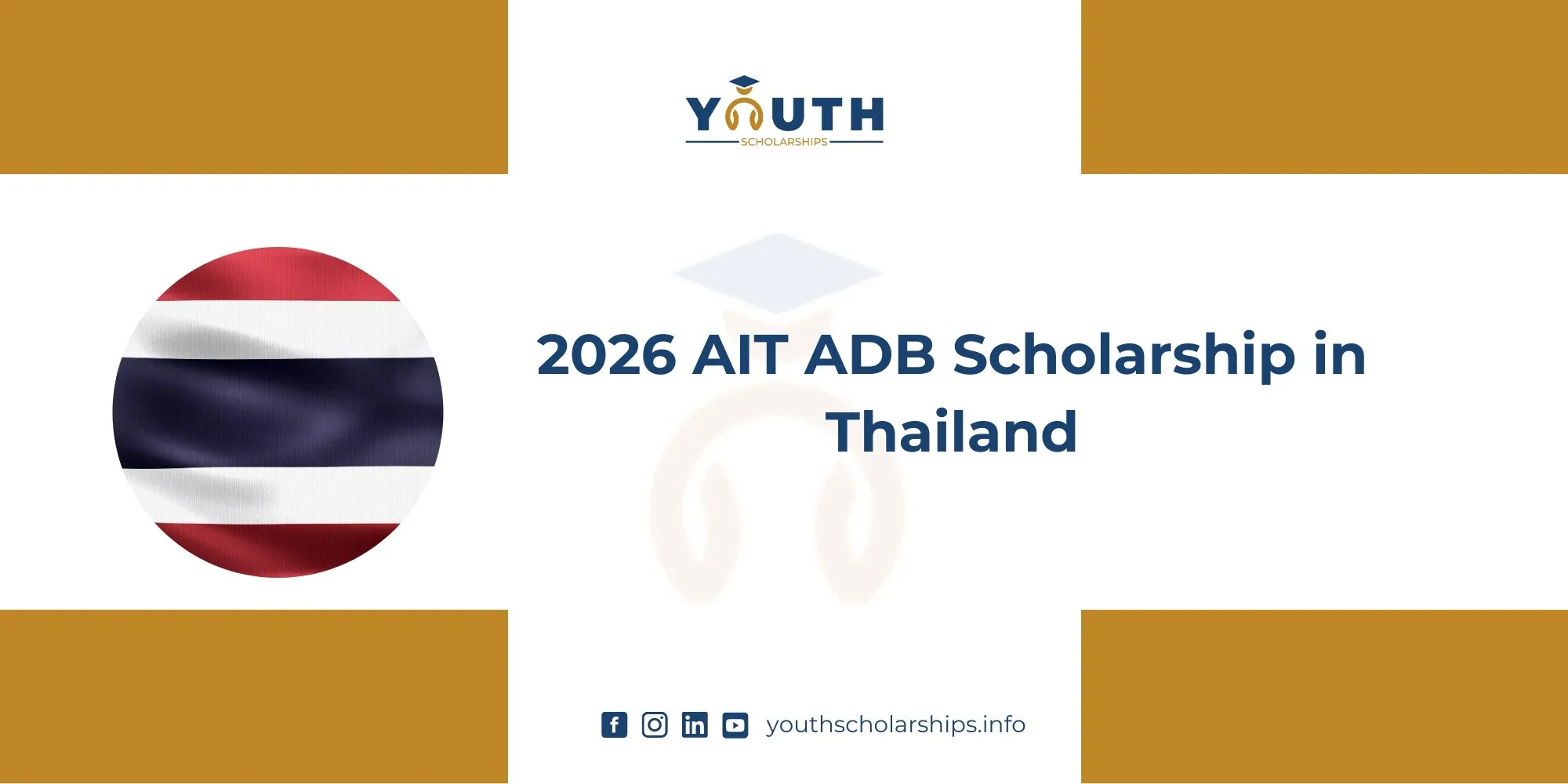 2026 AIT ADB Scholarship in Thailand