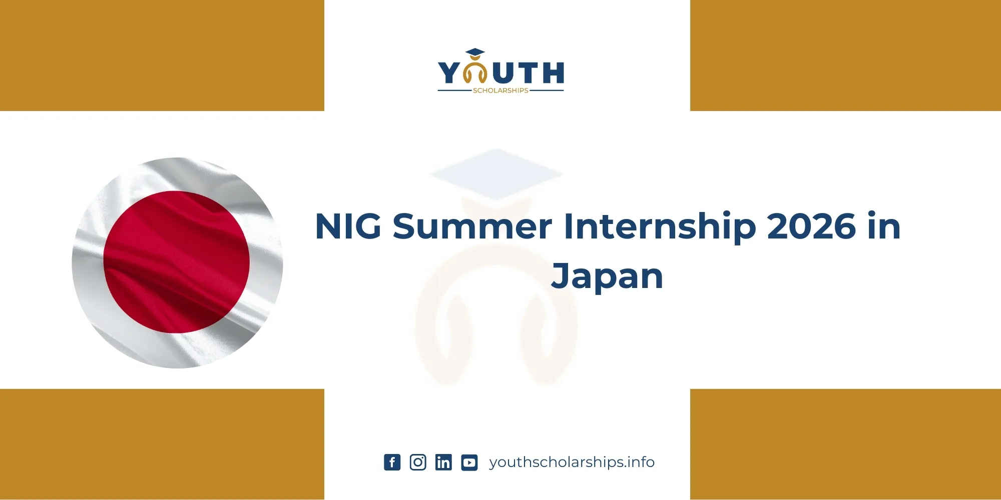 NIG Summer Internship 2026 in Japan