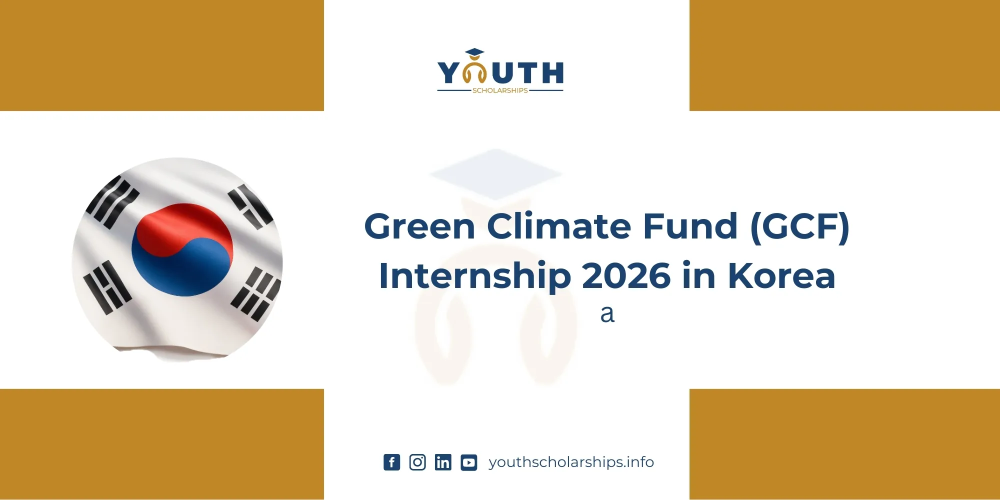 Green Climate Fund (GCF) Internship 2026 in Korea