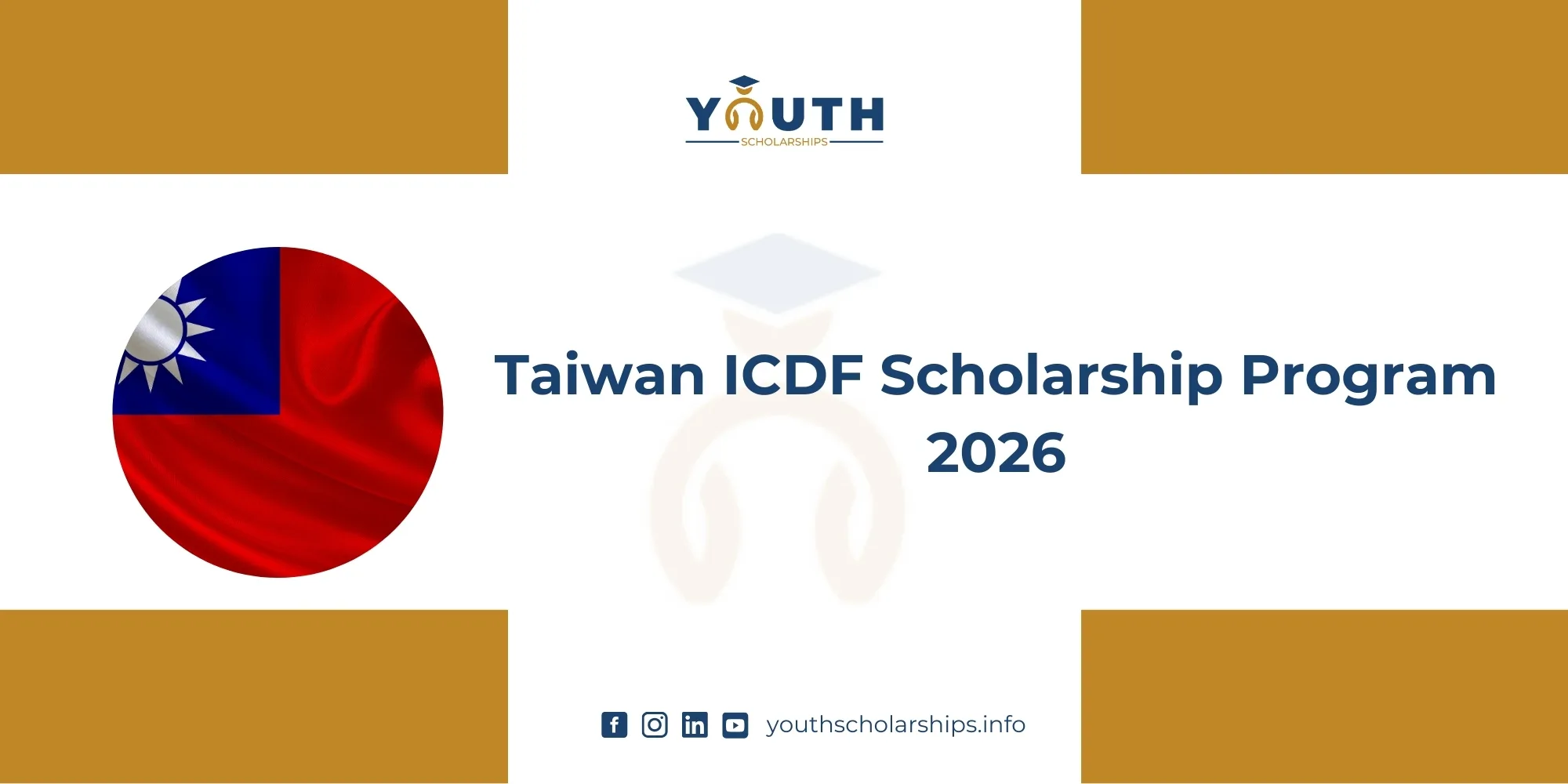 Taiwan ICDF Scholarship Program 2026 | Fully Funded