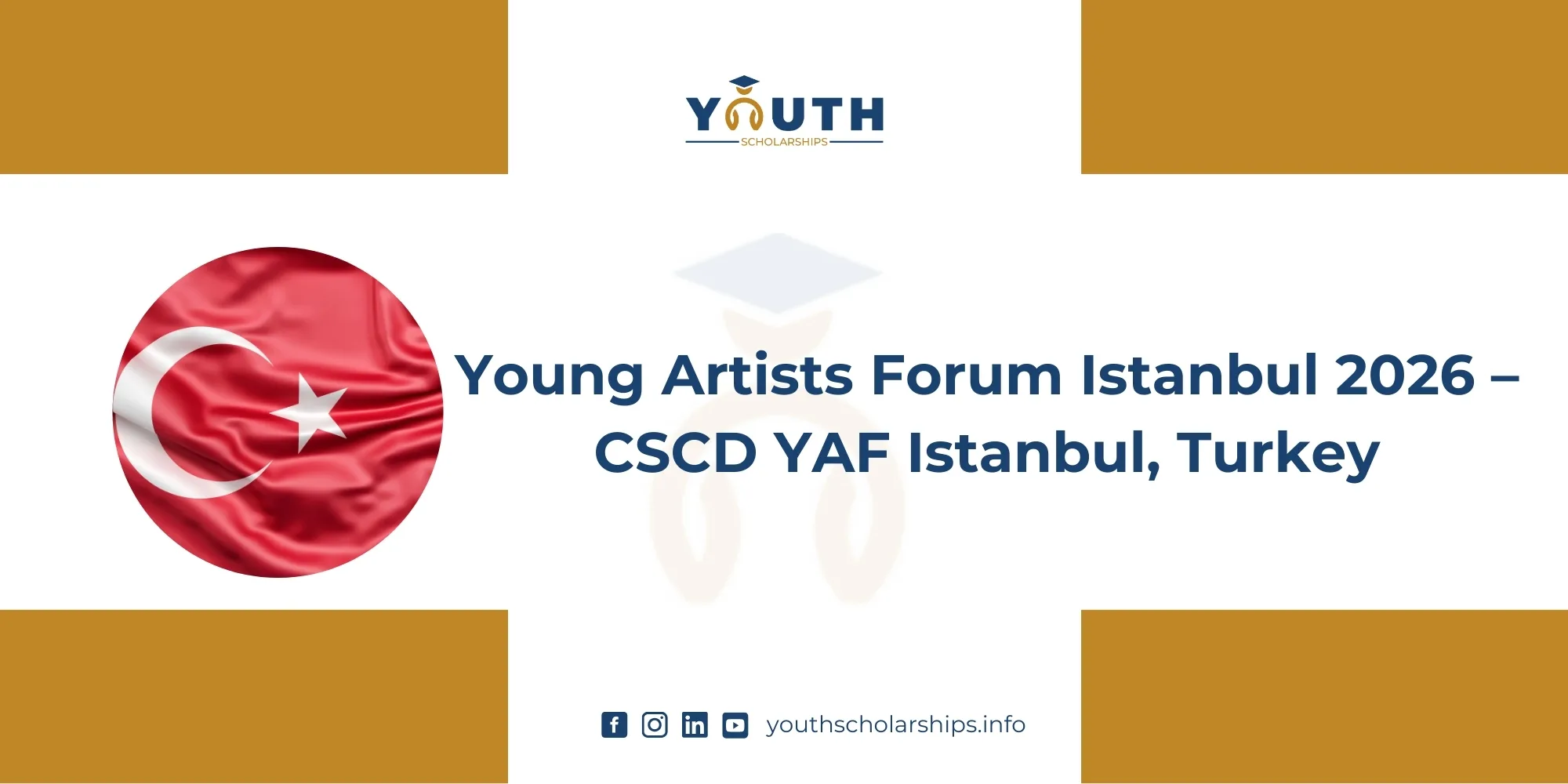 Young Artists Forum Istanbul 2026 – CSCD YAF Istanbul, Turkey