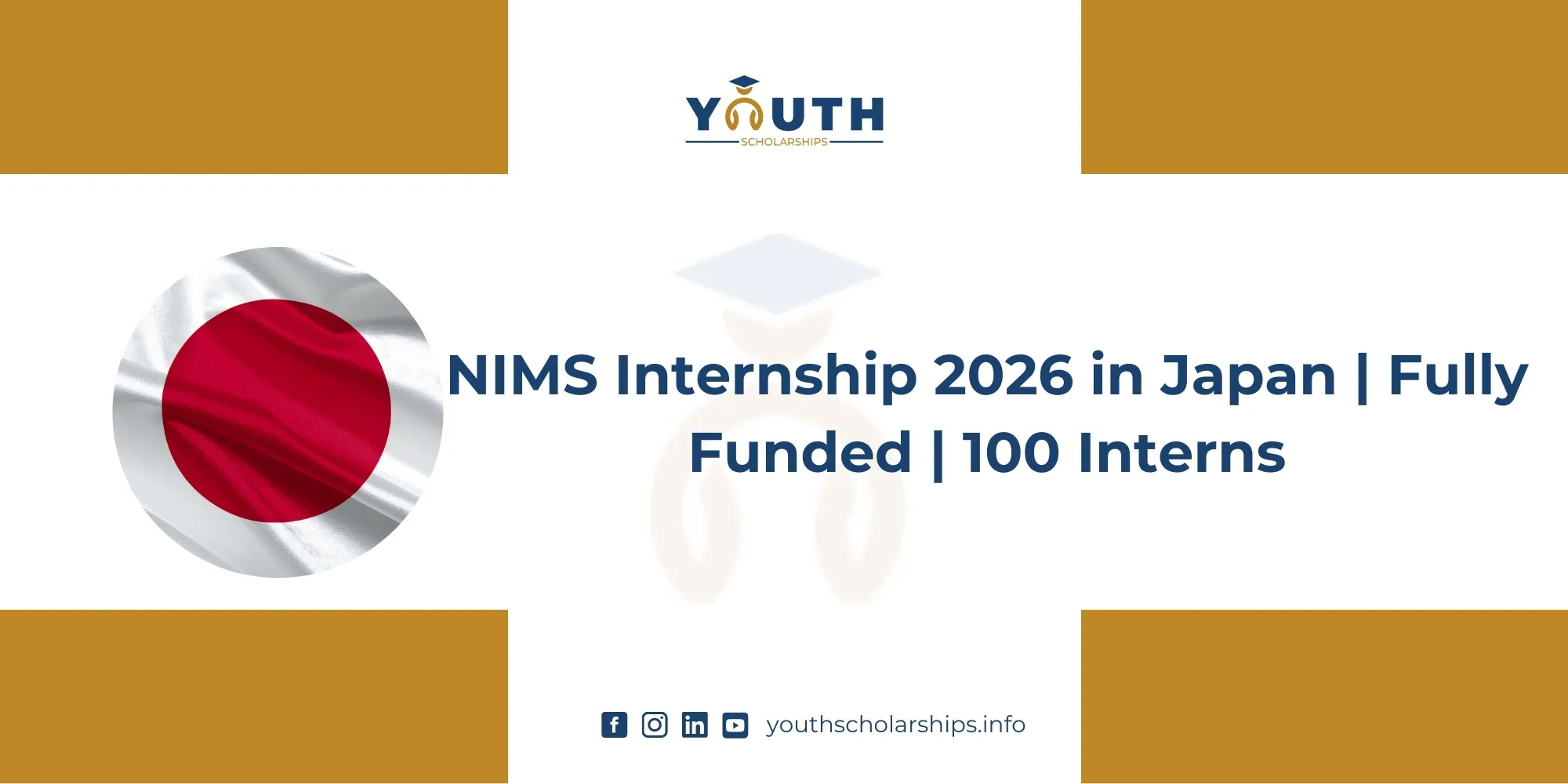NIMS Internship 2026 in Japan | Fully Funded | 100 Interns