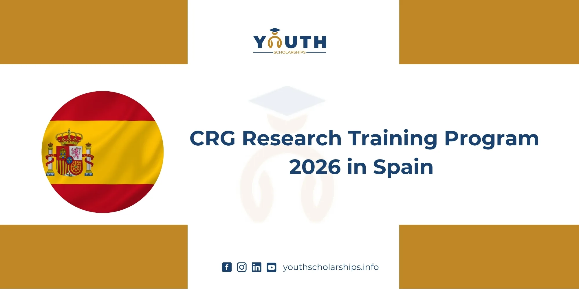 CRG Research Training Program 2026 in Spain