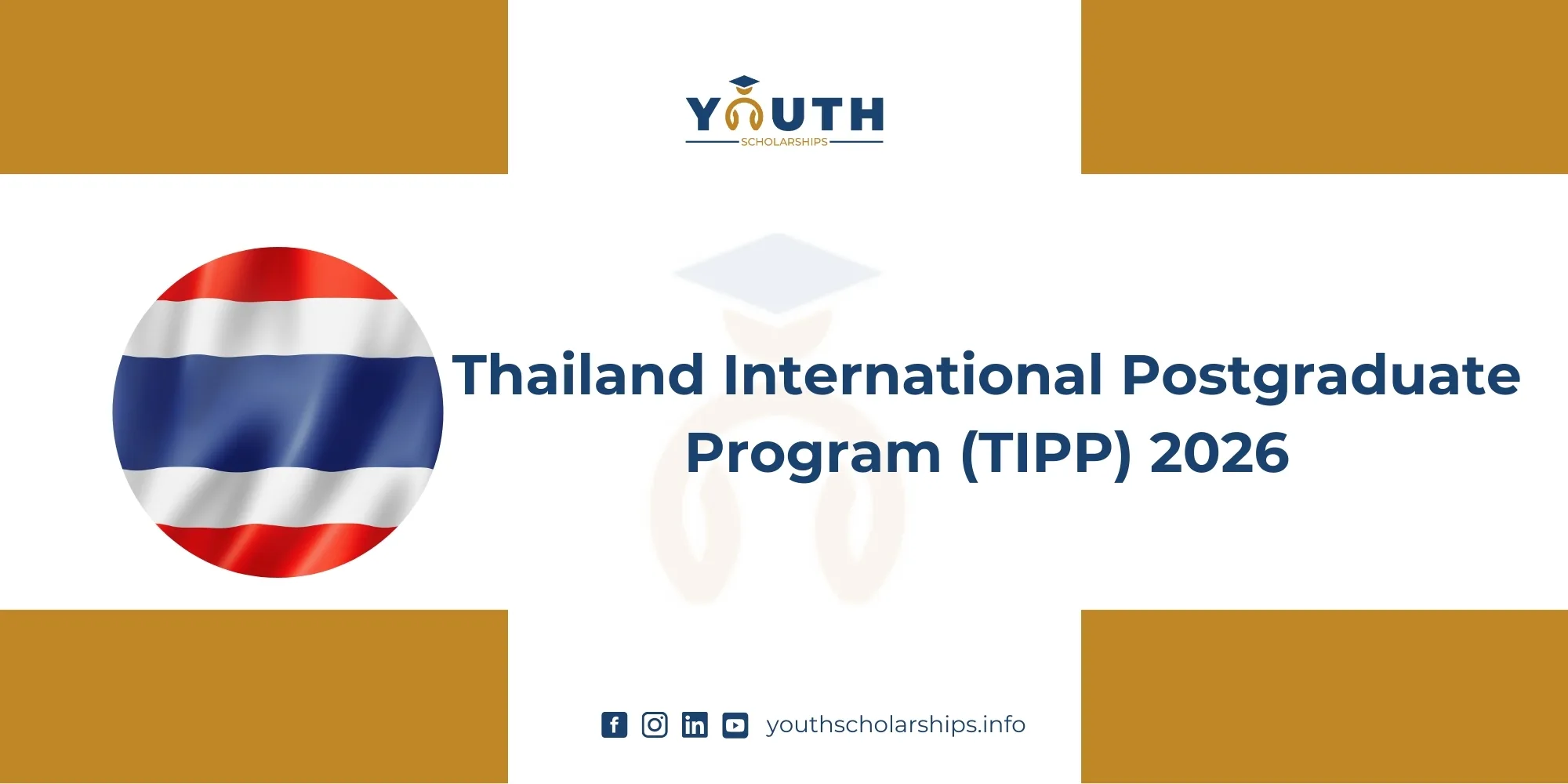 Thailand International Postgraduate Program (TIPP) 2026