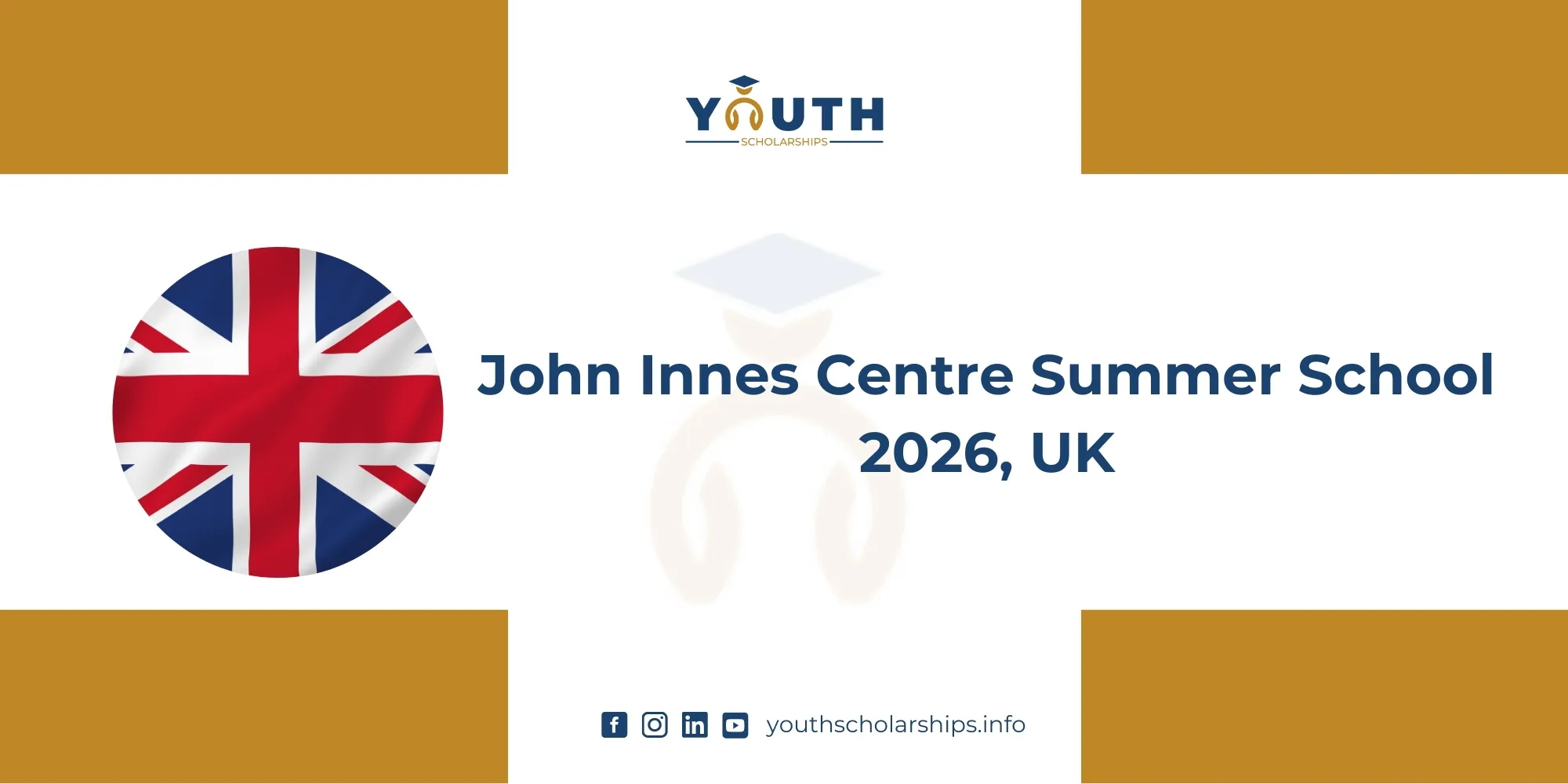 John Innes Centre Summer School 2026, UK