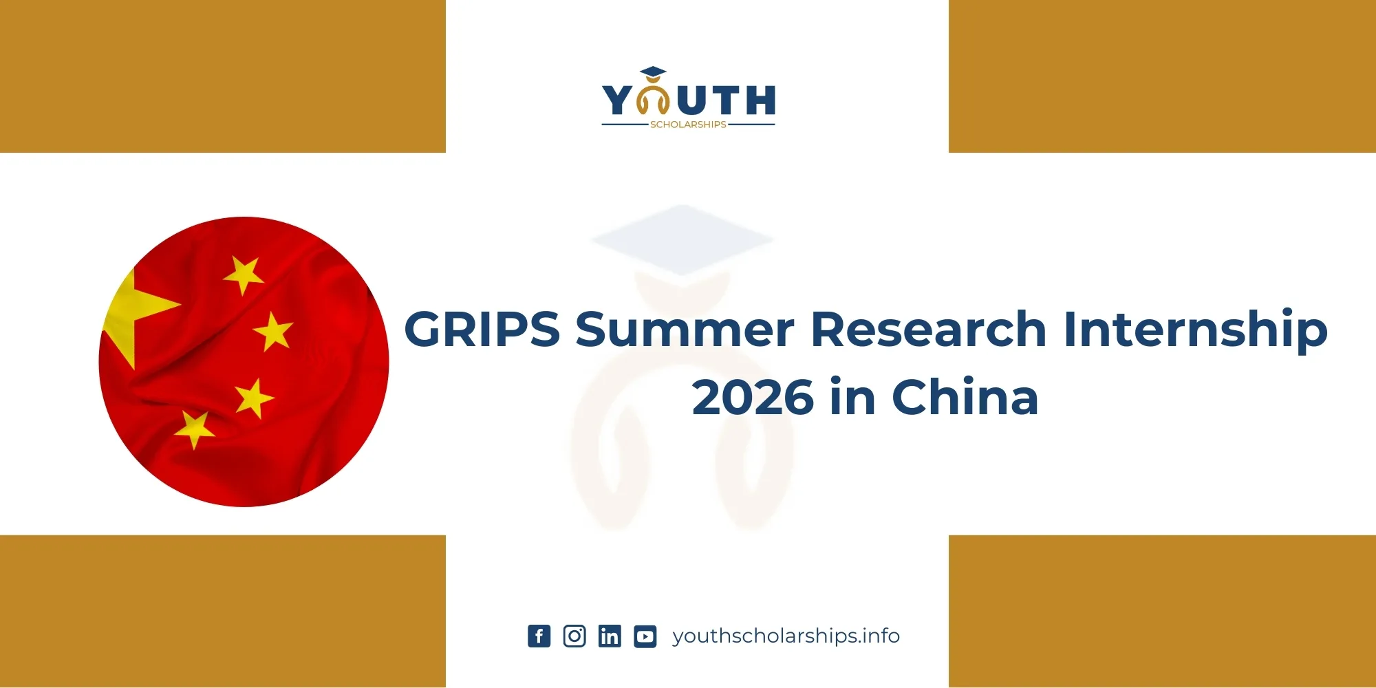 GRIPS Summer Research Internship 2026 in China 