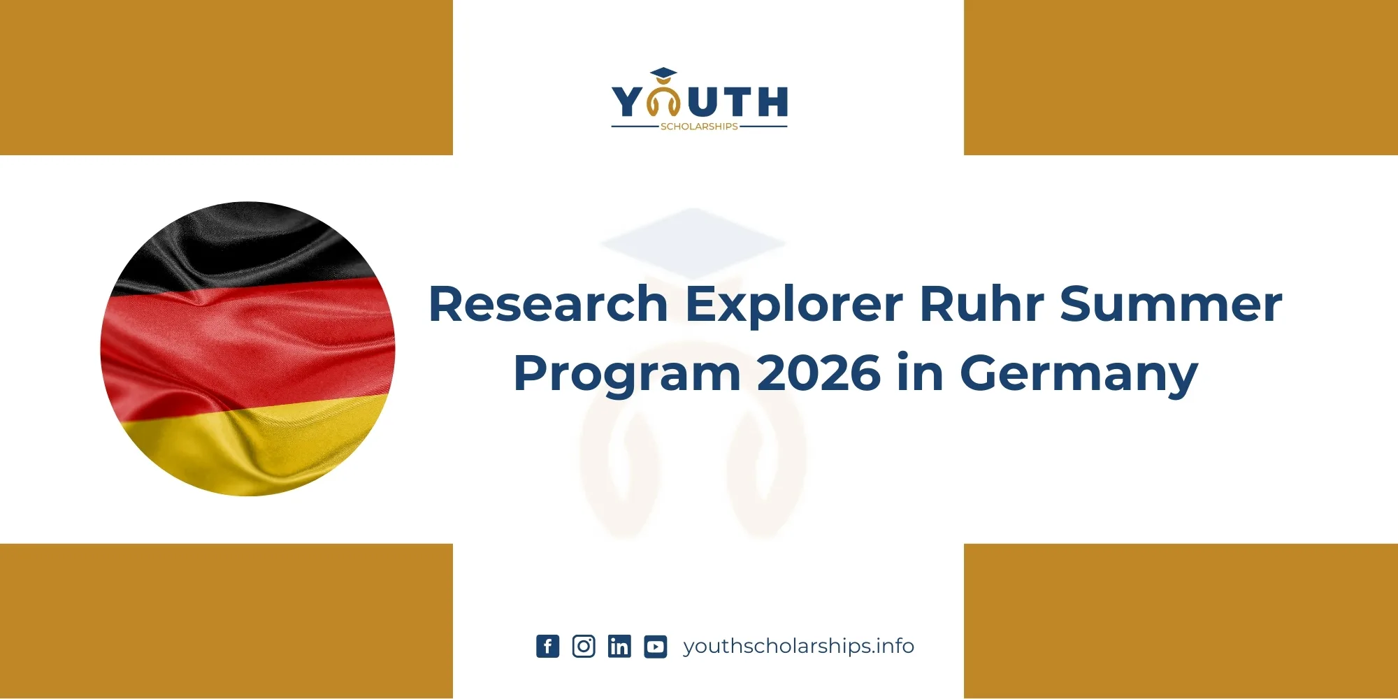Research Explorer Ruhr Summer Program 2026 in Germany