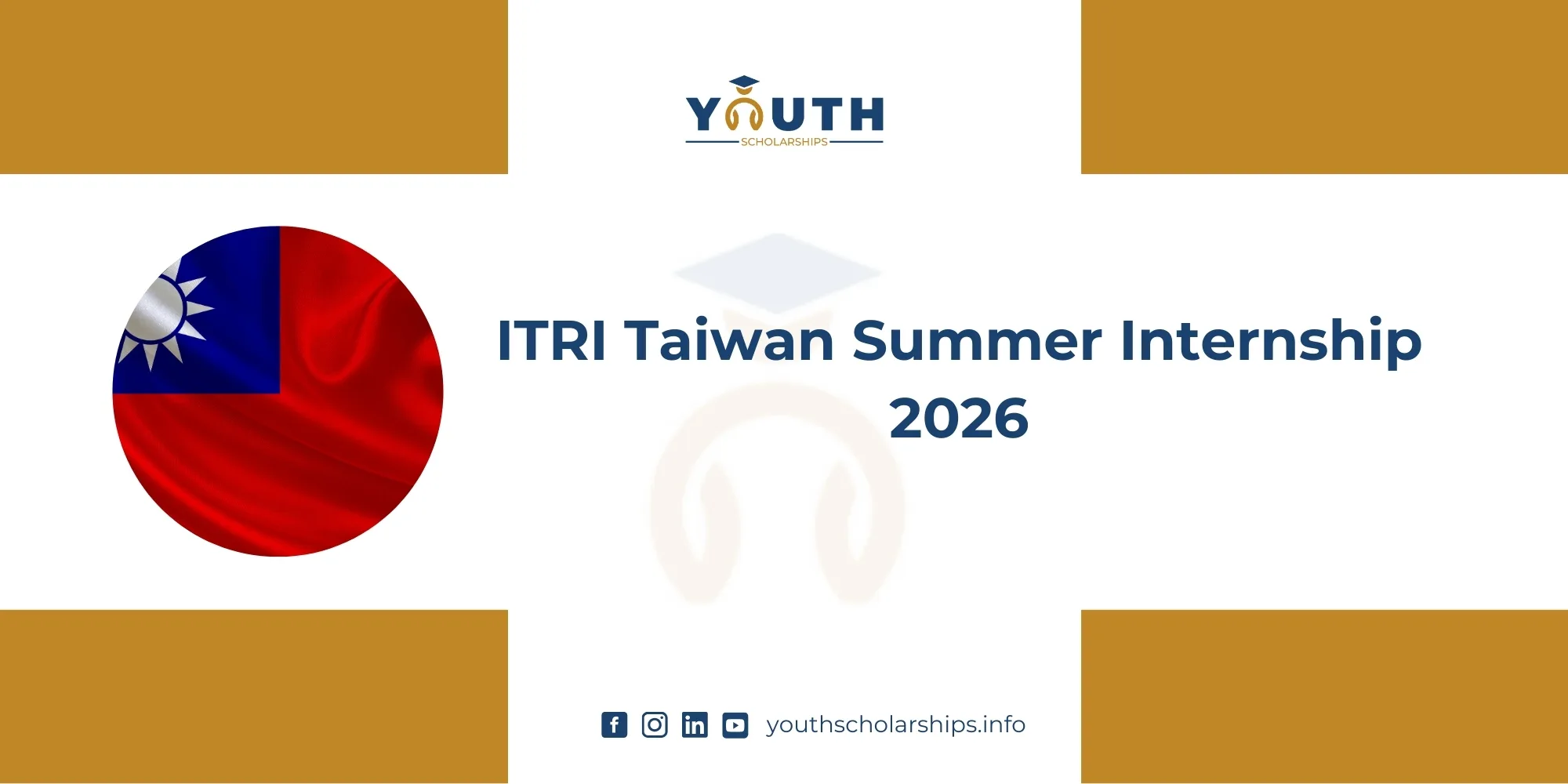 ITRI Taiwan Summer Internship 2026 | Fully Funded