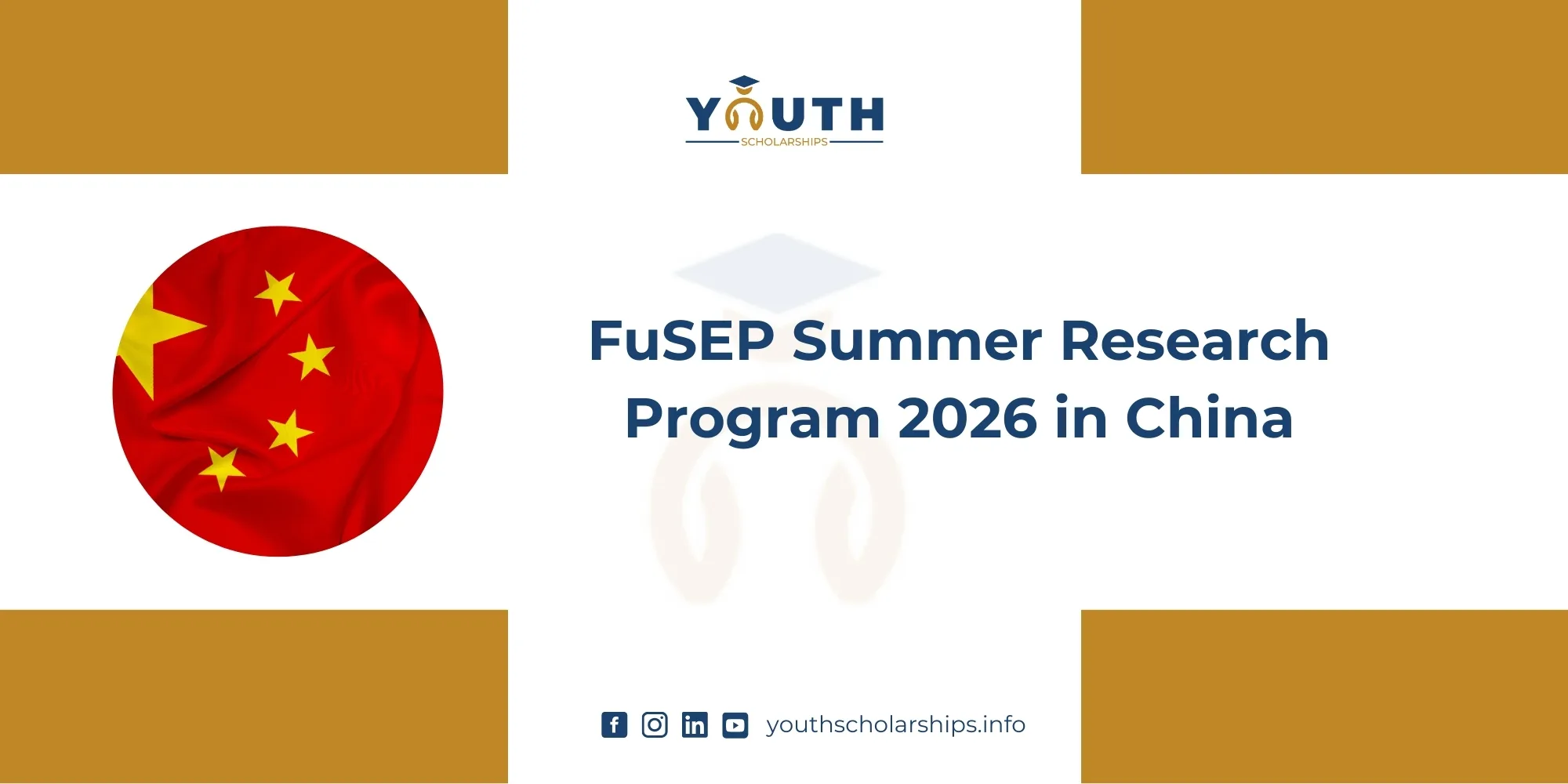 FuSEP Summer Research Program 2026 in China 