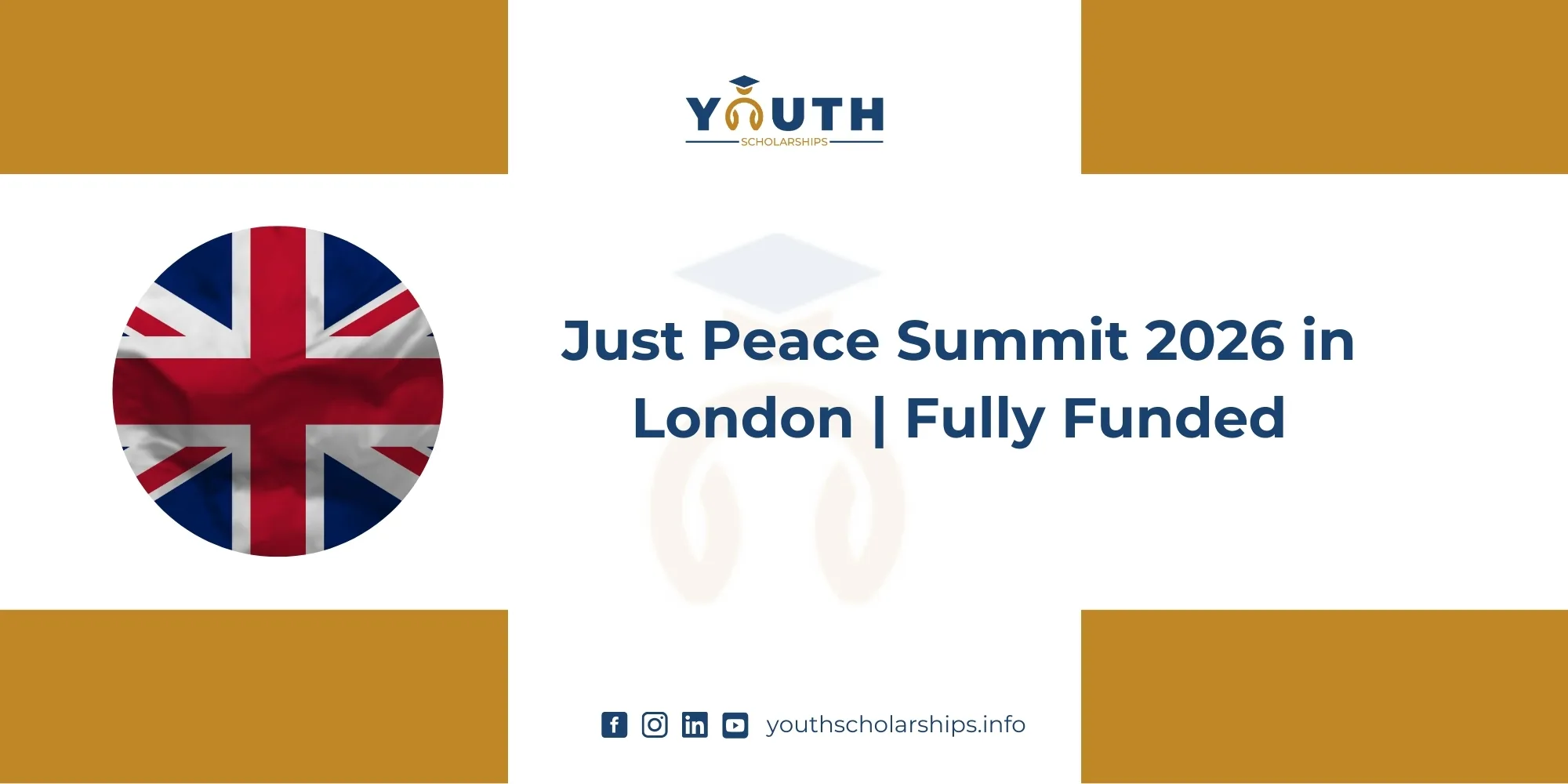Just Peace Summit 2026 in London | Fully Funded