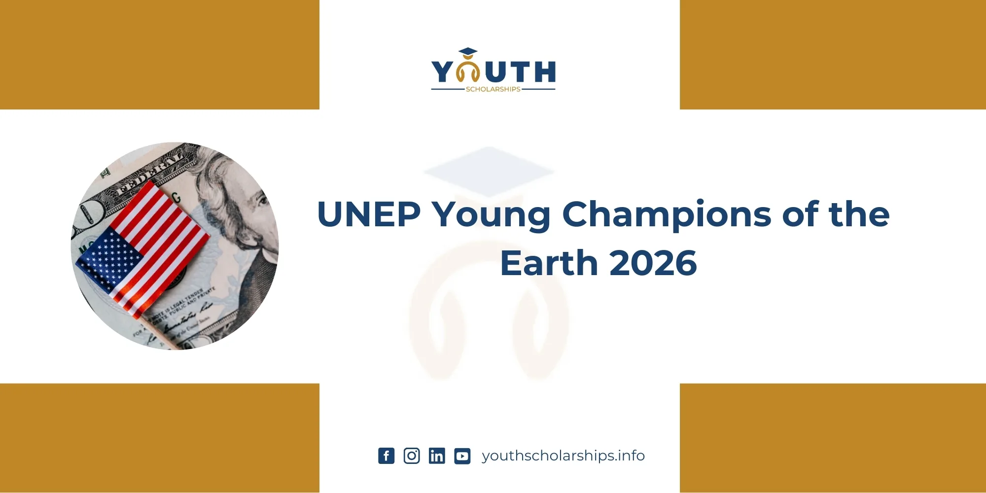 UNEP Young Champions of the Earth 2026 | Fully Funded to USA