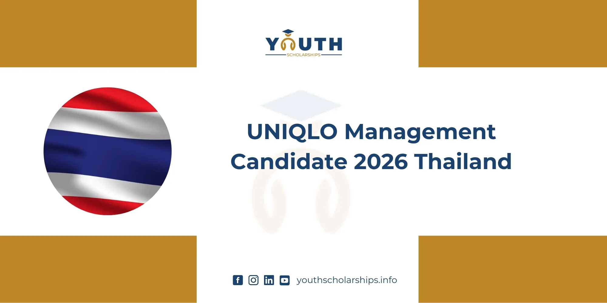 UNIQLO Management Candidate 2026 Thailand